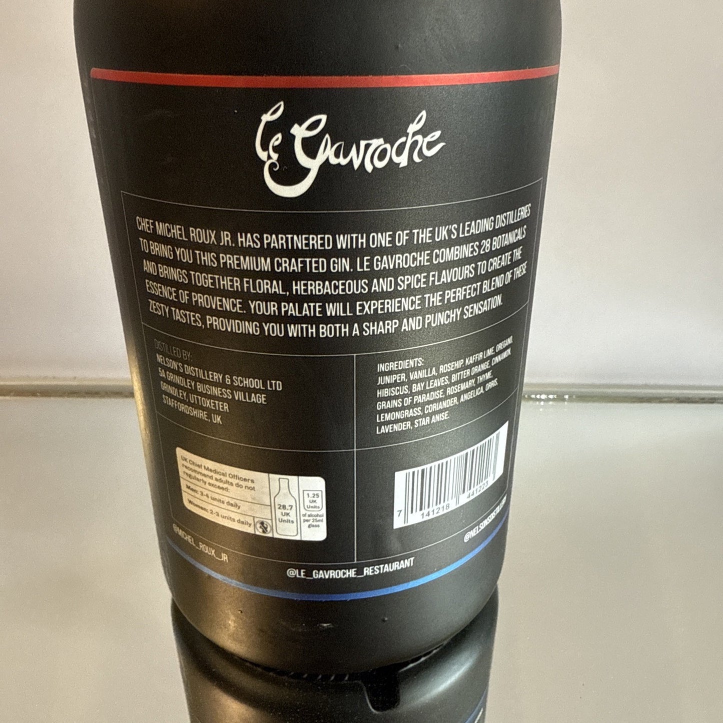 Nelson's La Gavroche Gin 41% 70cl