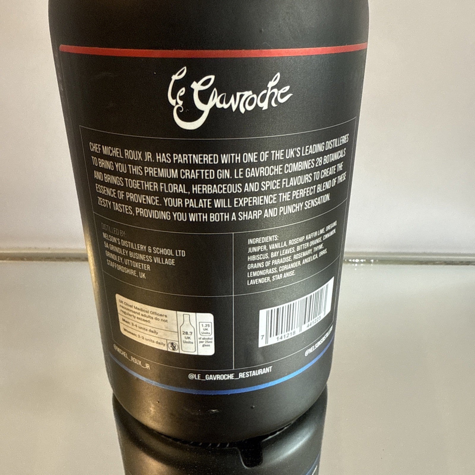 Nelson's La Gavroche Gin 41% 70cl