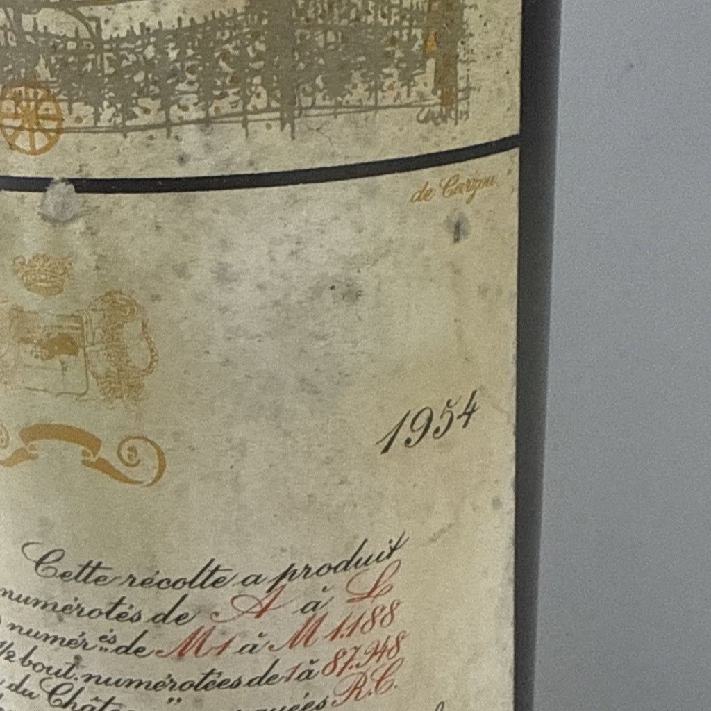 Château Mouton Rothschild 1954 Pauillac 1er Cru Classé 75cl