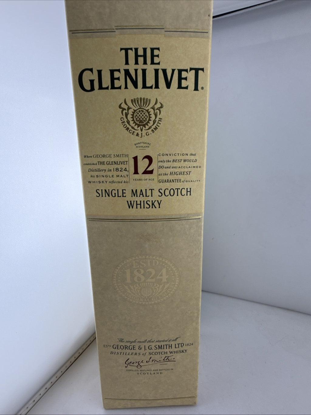 The Glenlivet 12 Year Old Single Malt Scotch Whisky 70cl With Box