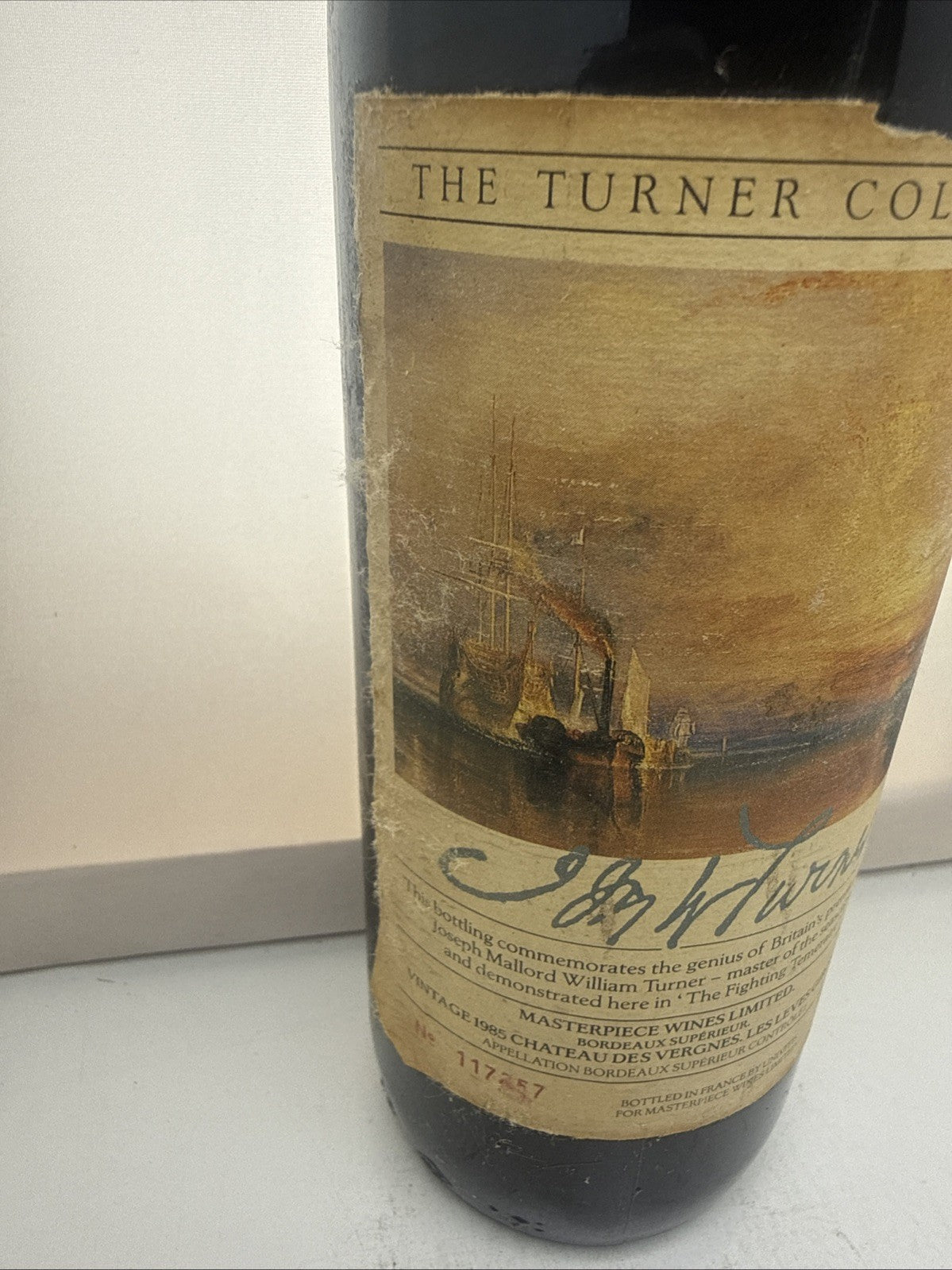 Château Les Leves Les Vergnes — The Turner Collection — 1985 Display Wine