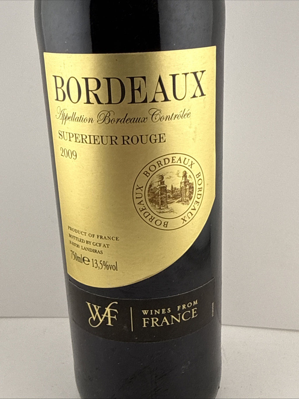 Bordeaux Supérieur Rouge 2009 French Red Wine 750ml 13.5%