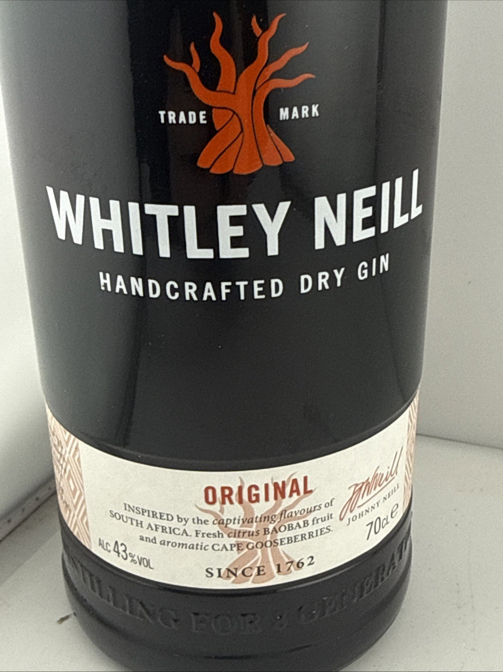 Whitley Neill Original Gin 70cl 43% Handcrafted Gin Sealed