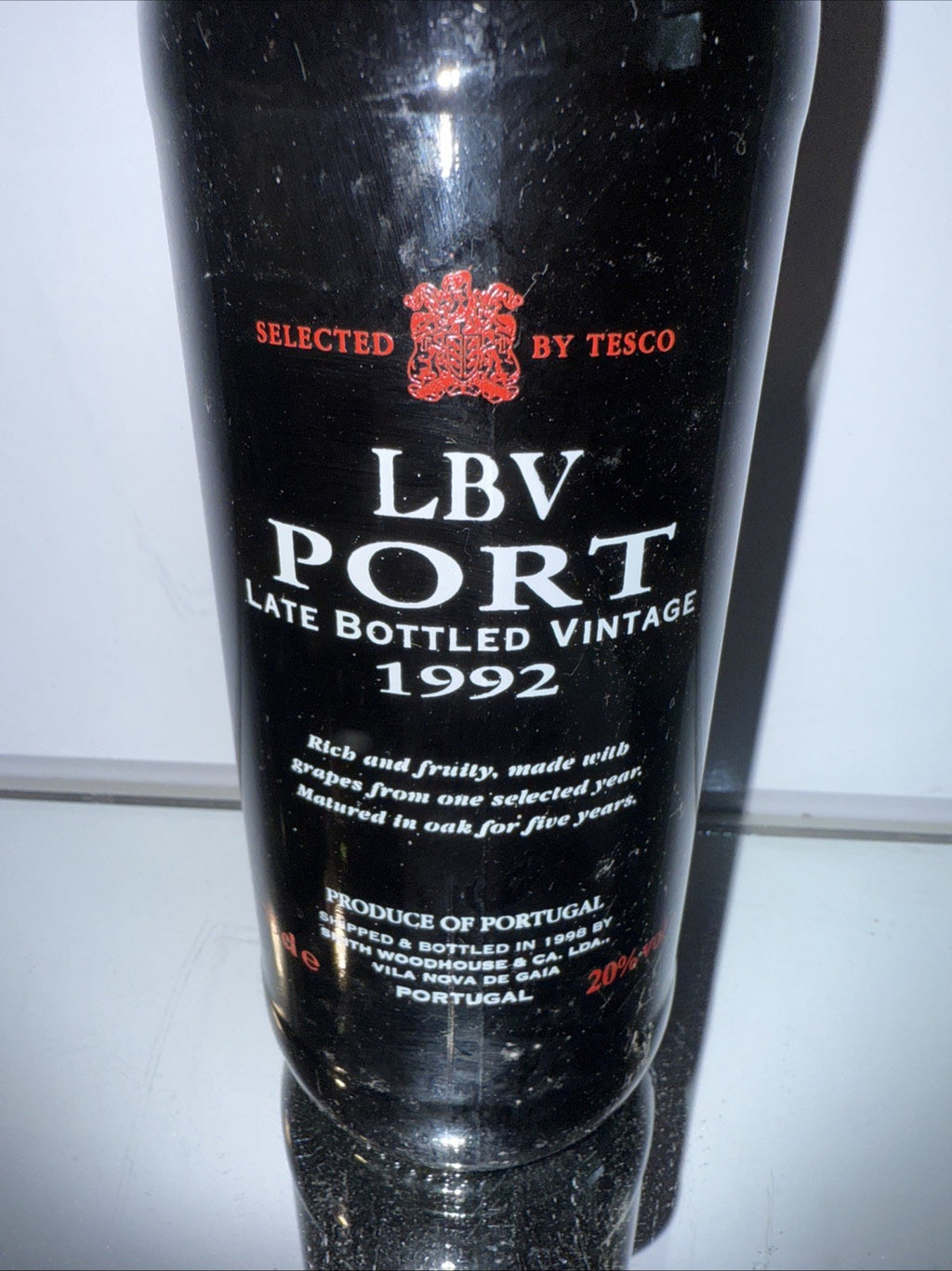 Tesco 1992 Ruby Port ( Made By Smith Woodhouse)