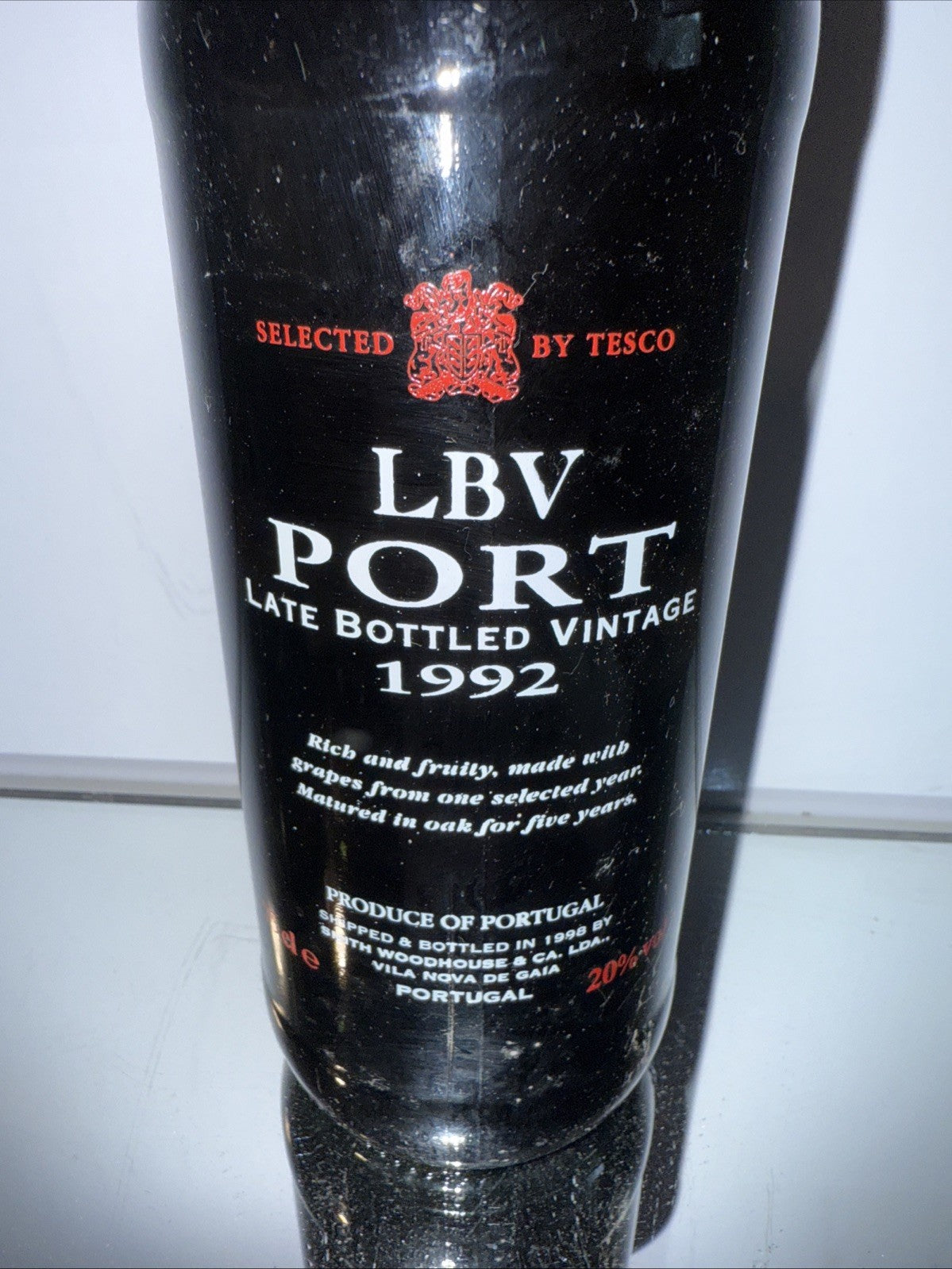 Tesco 1992 Ruby Port ( Made By Smith Woodhouse)