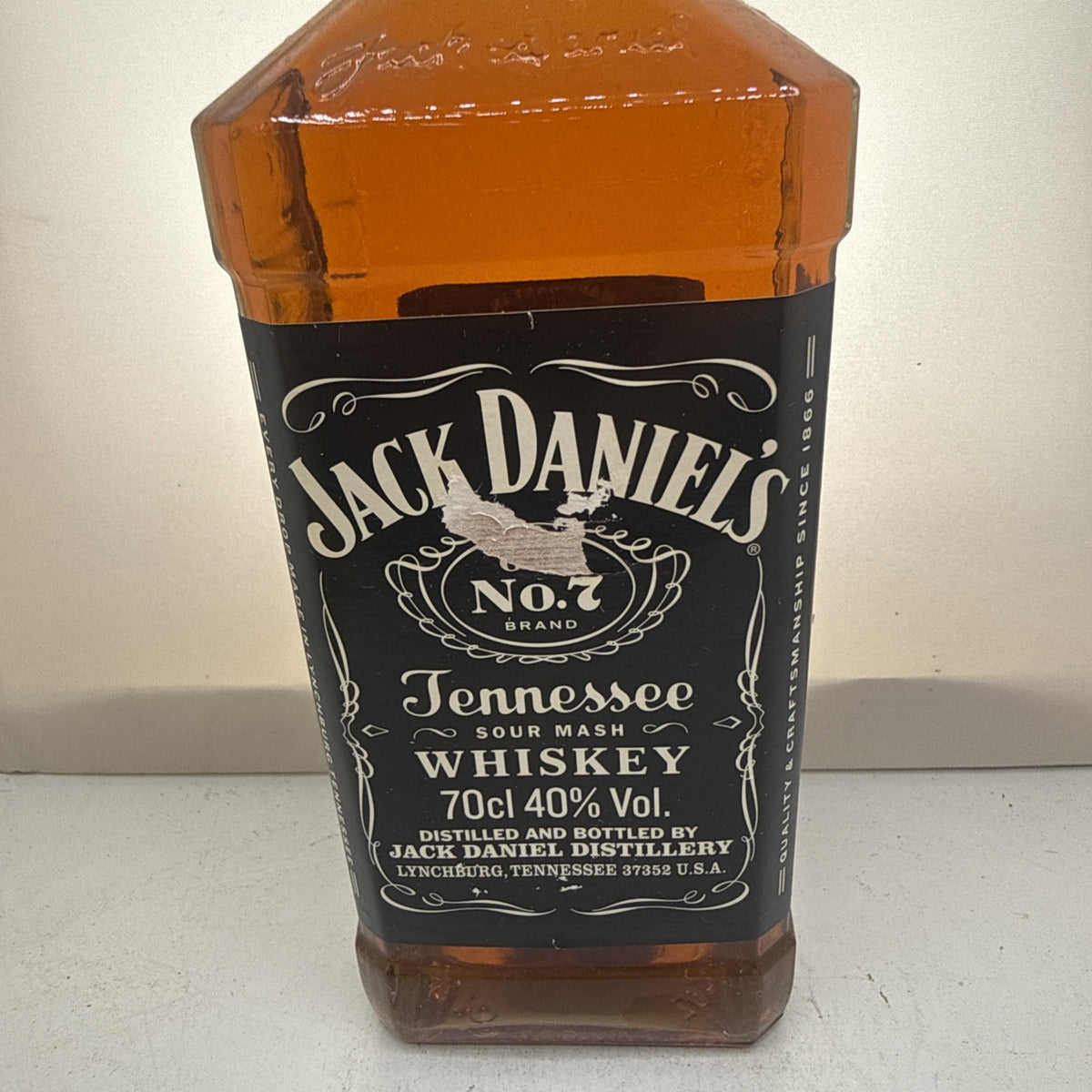 Jack Daniel's Old No.7 · Tennessee Sour Mash Whiskey · 70cl 40% · Sealed