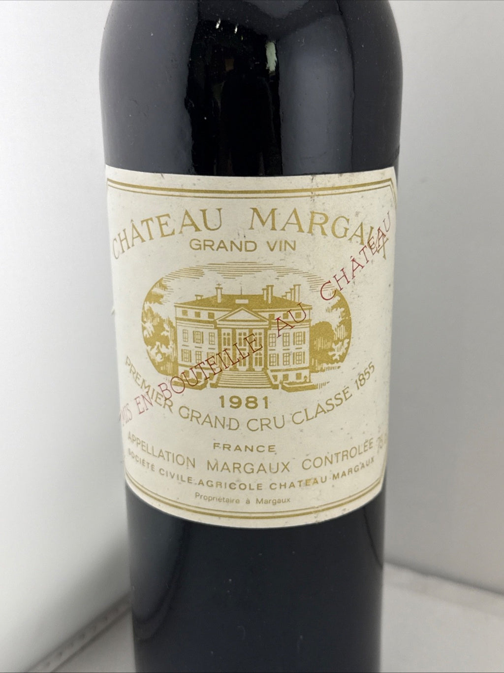 Château Margaux 1981 Premier Grand Cru Classé Bordeaux Wine