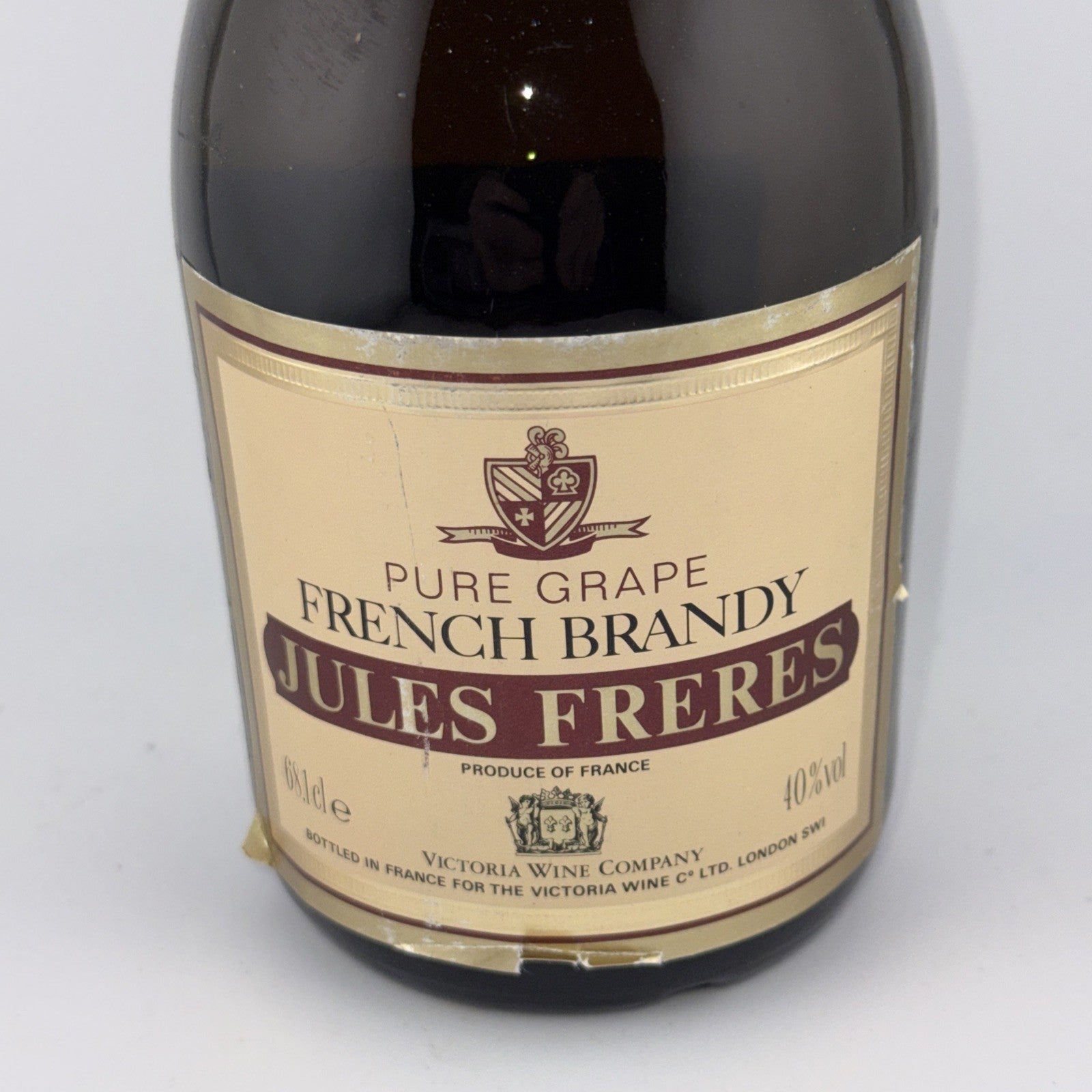 Jules Frères – Pure Grape French Brandy (40% vol) 1970s Bottled