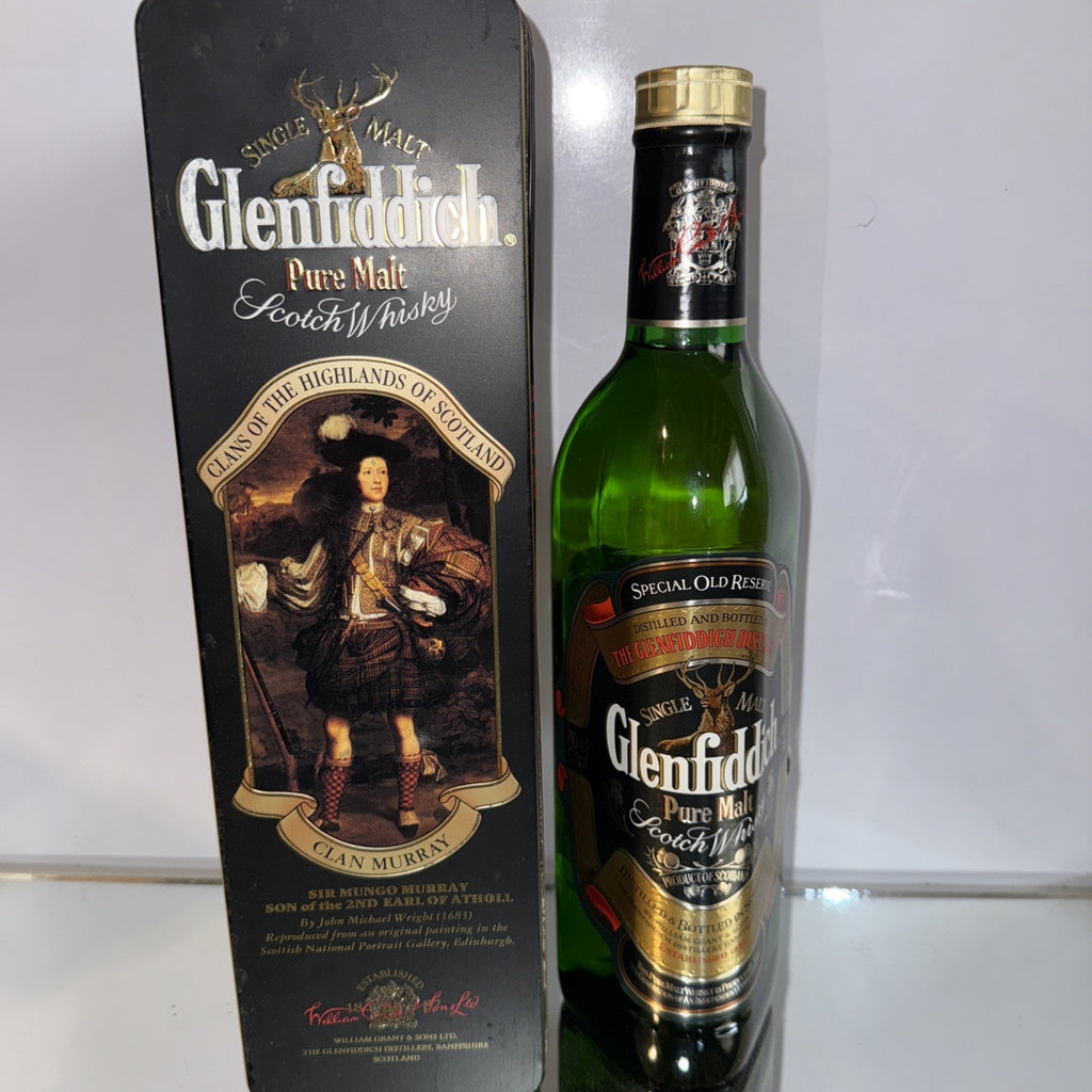 1975-85 Bottle Glenfiddich Special Old Reserve Pure Malt Whisky  Clan Murray70cl