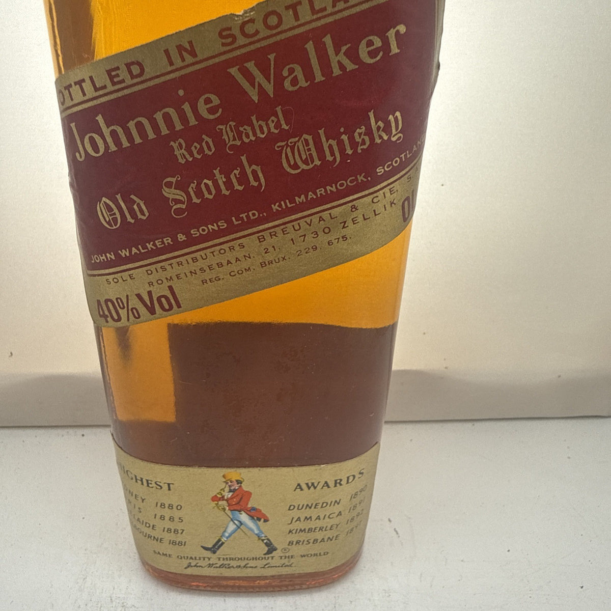 Johnnie Walker Red Label — Bottled 3/4/80 — 75cl — Pre-Diageo — Kilmarnock