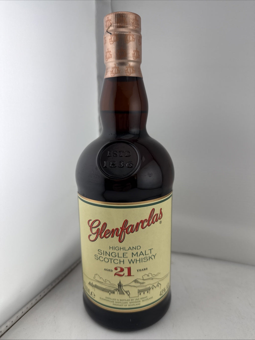 Glenfarclas 21 Year Old Highland Single Malt Scotch Whisky 70cl 43% With Tube