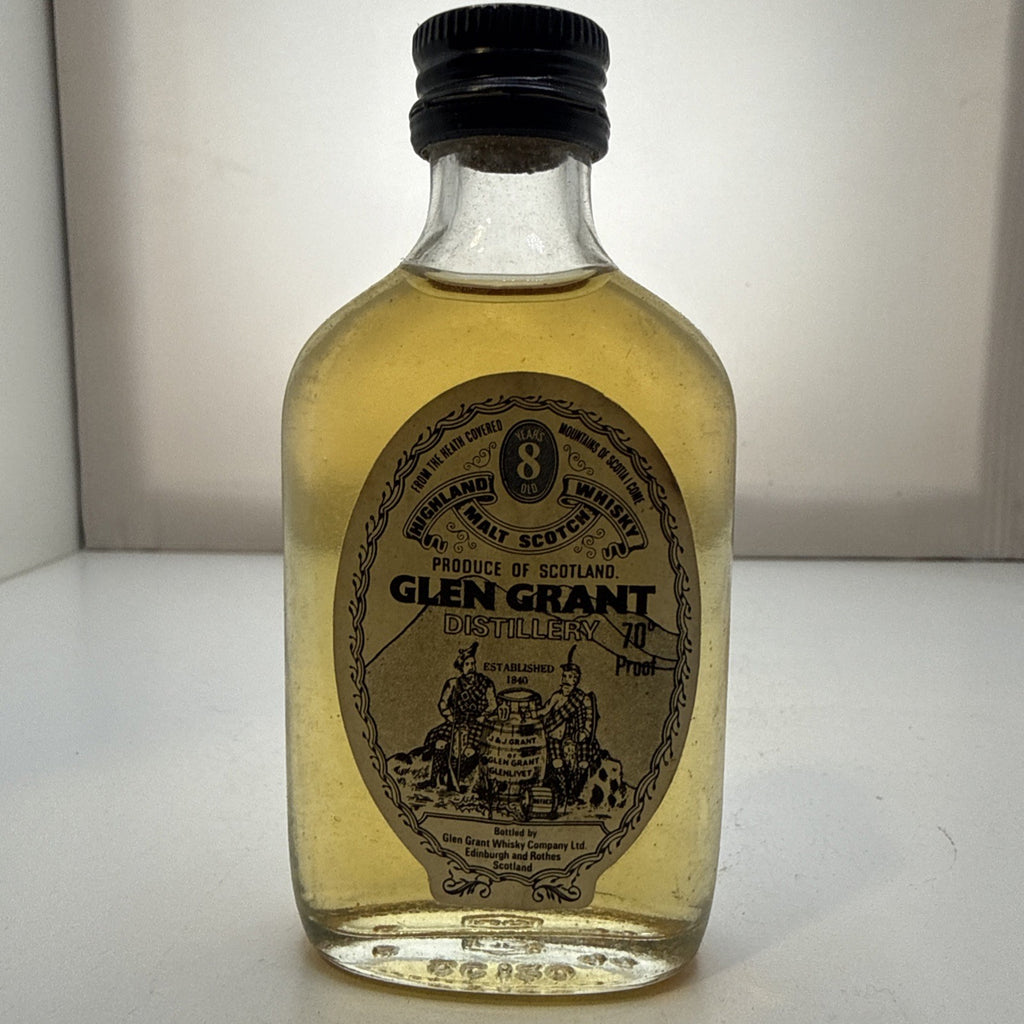 Glen Grant 8yo Highland Malt — 5cl Whisky Miniature — 70 Proof