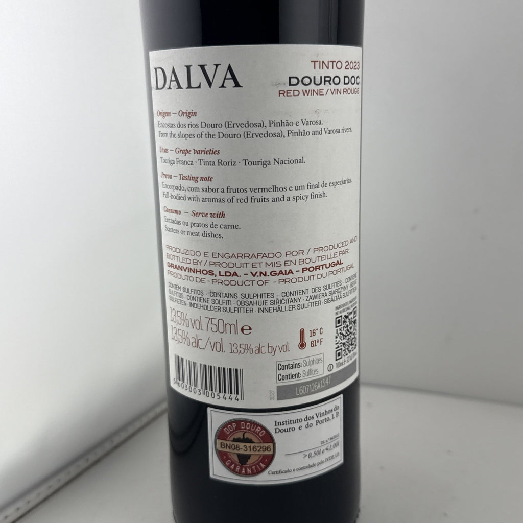 Dalva Douro Tinto 2023 Portuguese Red Wine 75cl  Wine From Great Port Maker
