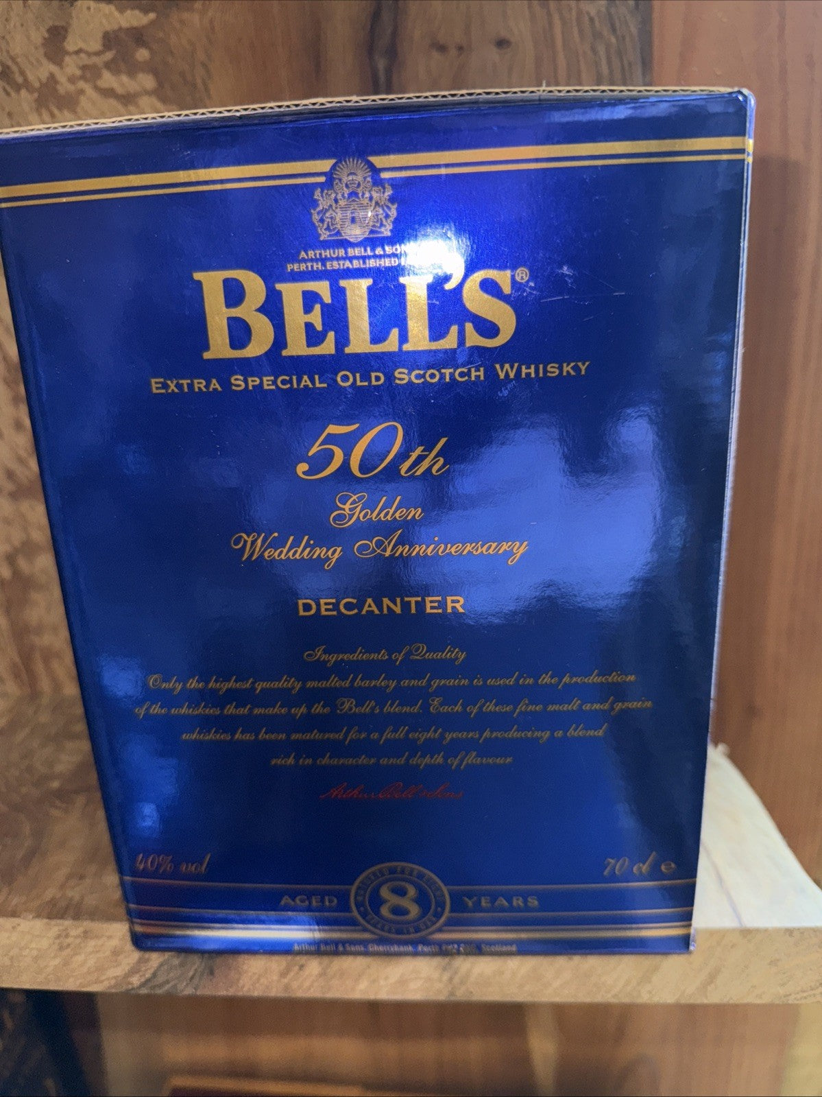 Bells Queen Elizabeth 11 Golden Wedding decanter 1997