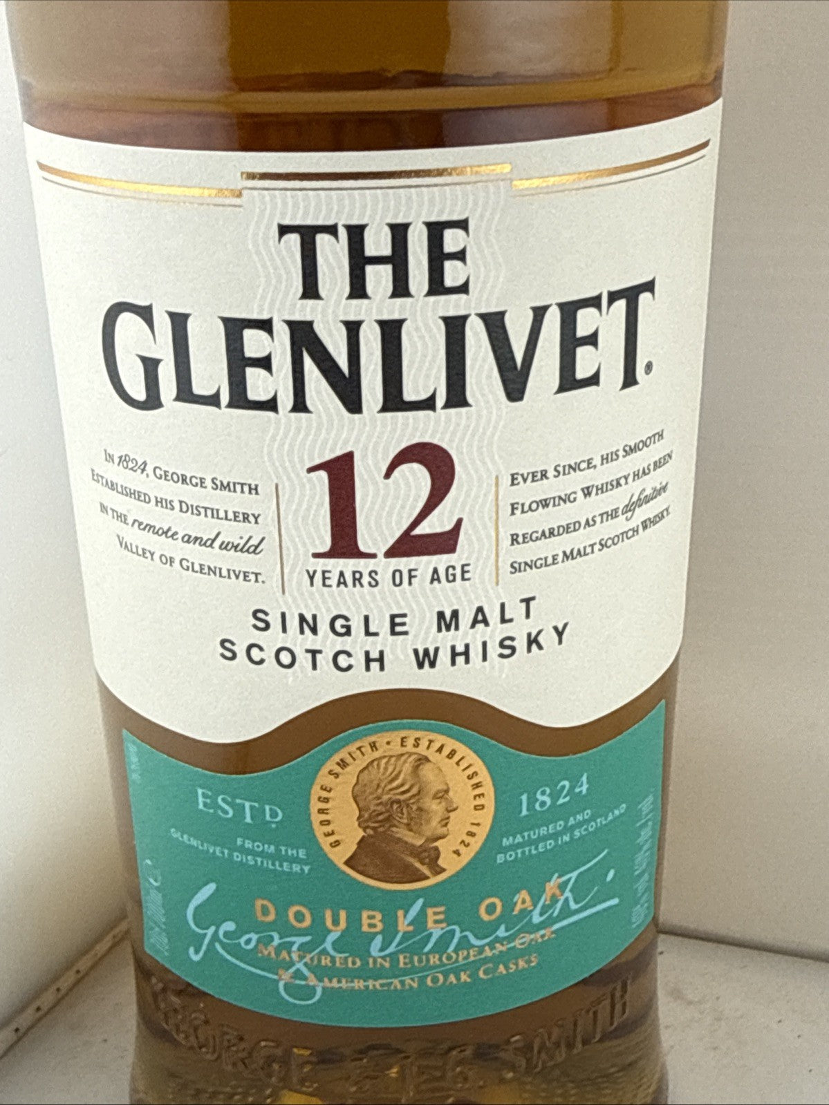 The Glenlivet 12 Year Old Double Oak Single Malt Whisky 70cl 40%