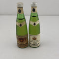 Vintage German Wine Miniatures Pair 1981 Rheinhessen Three Knights