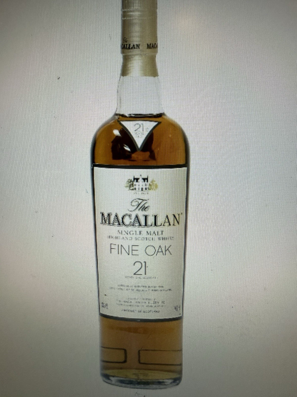 Macallan 21 Year Old Fine Oak Single Malt Scotch Whisky, 43% vol 700ml