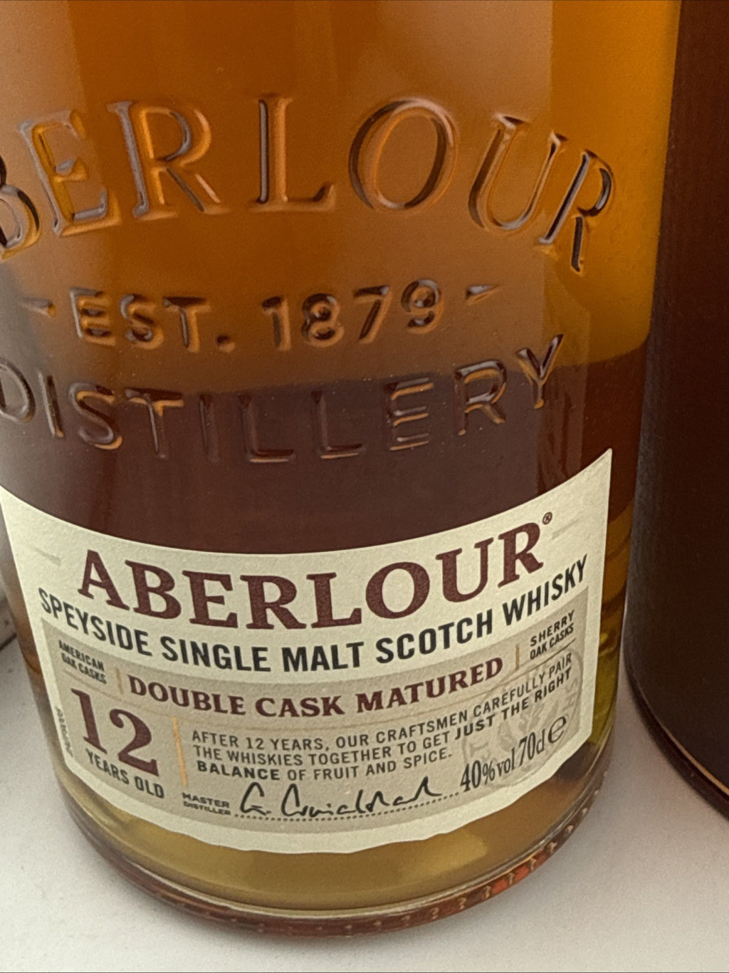 Aberlour 12 Year Old Double Cask Matured Speyside Single Malt Whisky 70cl