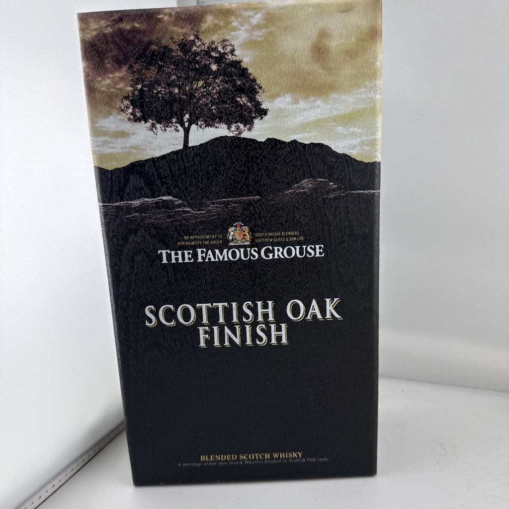 Famous Grouse Scottish Oak Finish 50cl bottle in presentation box