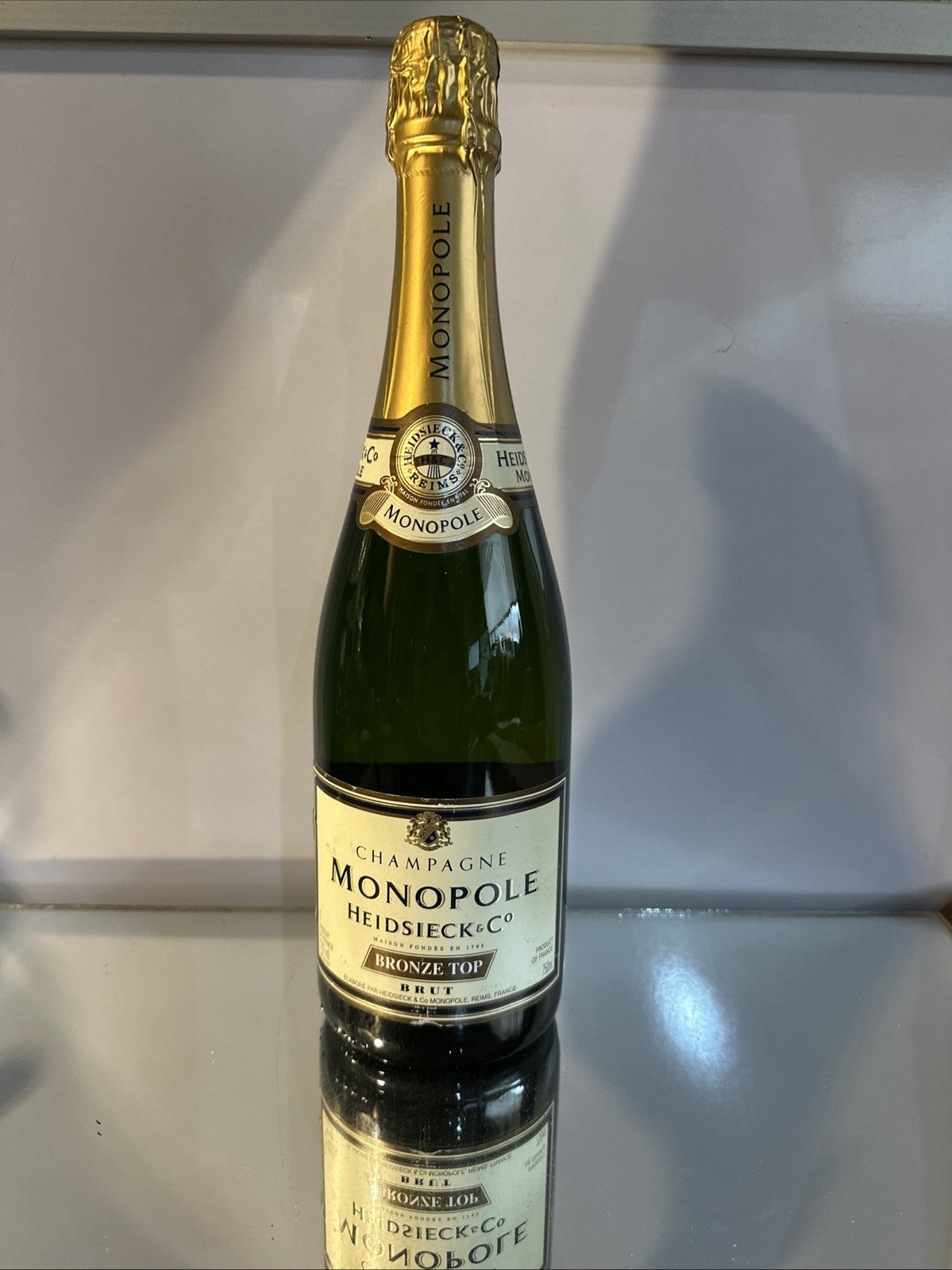Heidsieck & Co. Monopole 'Bronze Top' Brut Champagne.