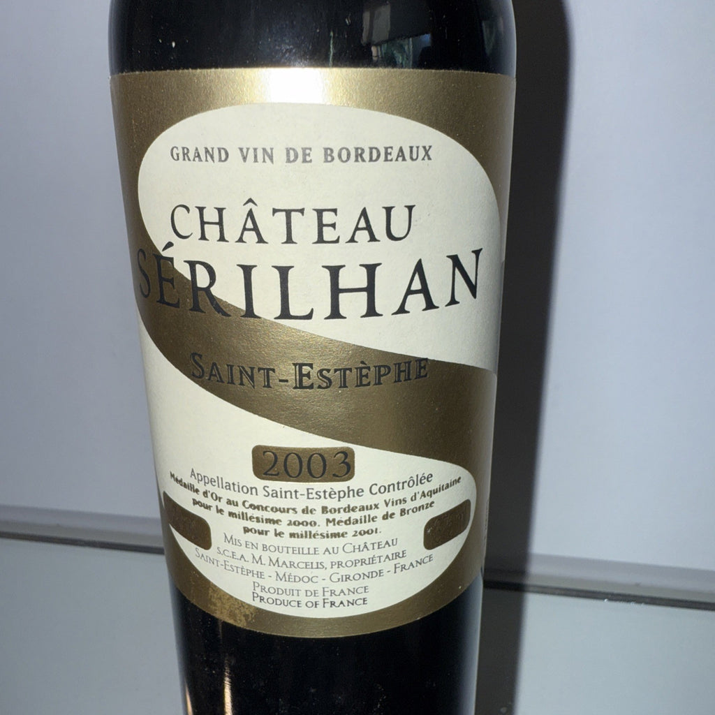 Chateau Serilhan Saint Estephe 2003 Red French Vintage