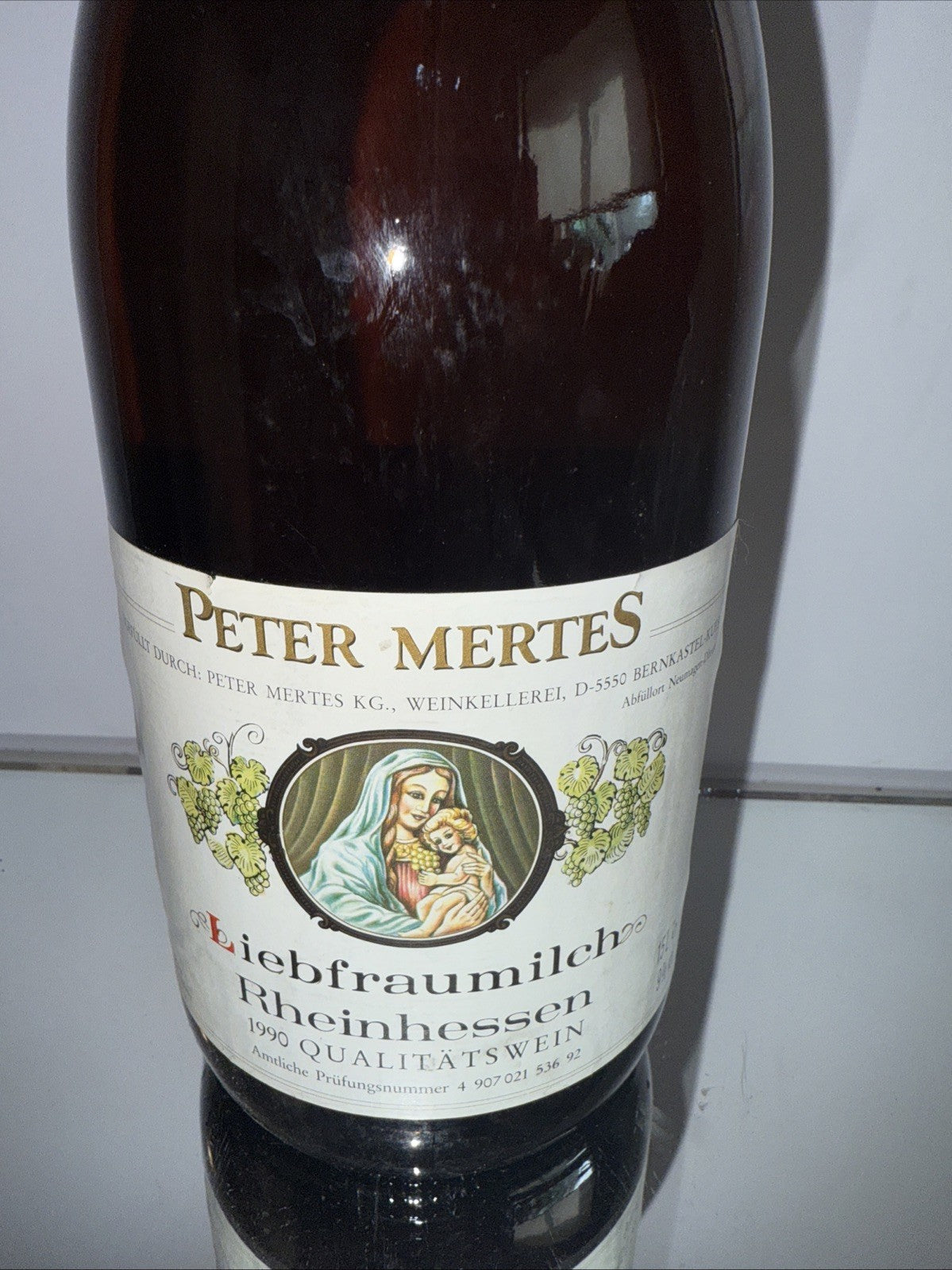 Liebfraumilch Rheinhessen 1.5L 1990 GERMANY Vintage
