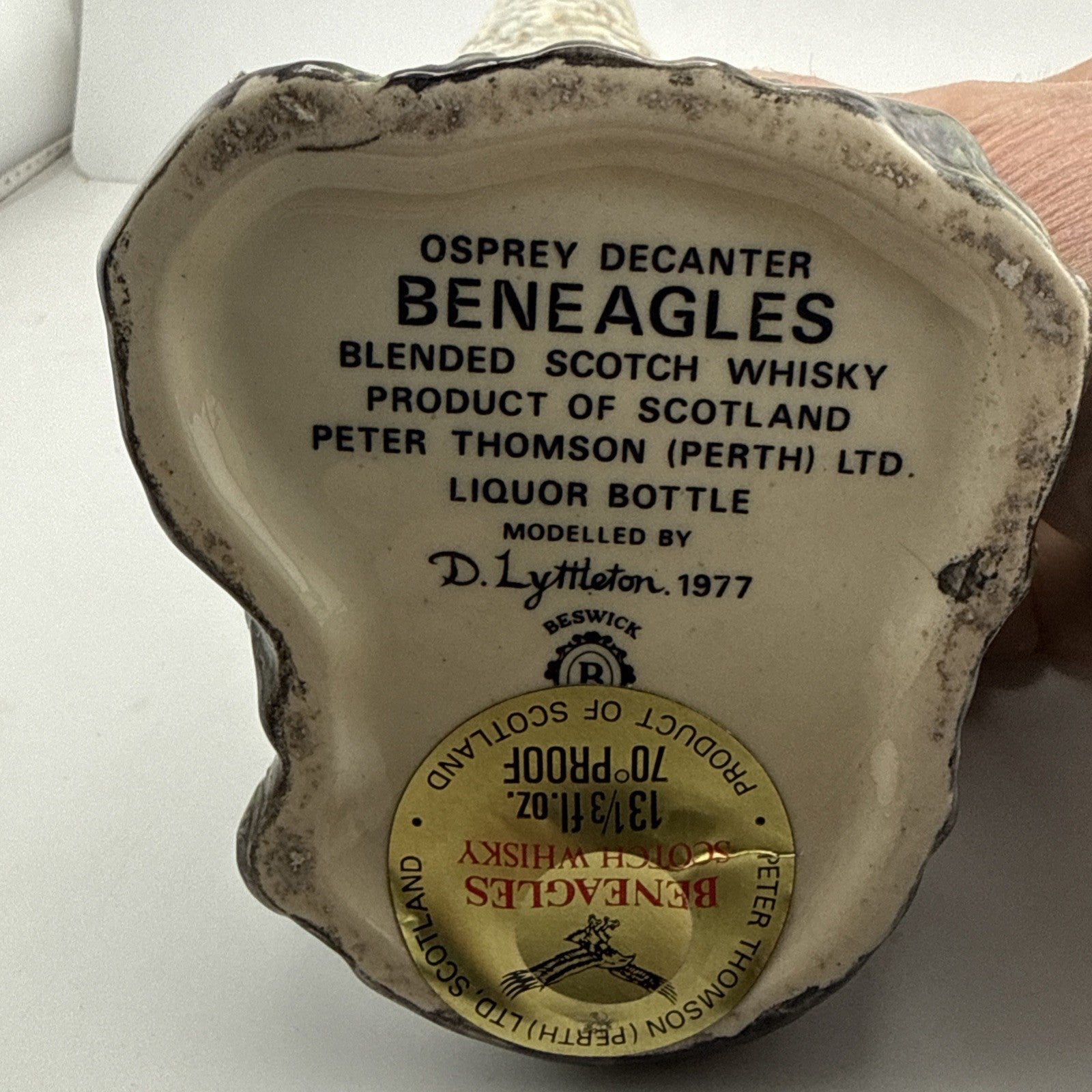 Beneagles Osprey Beswick 1977 Scotch Whisky Decanter Boxed