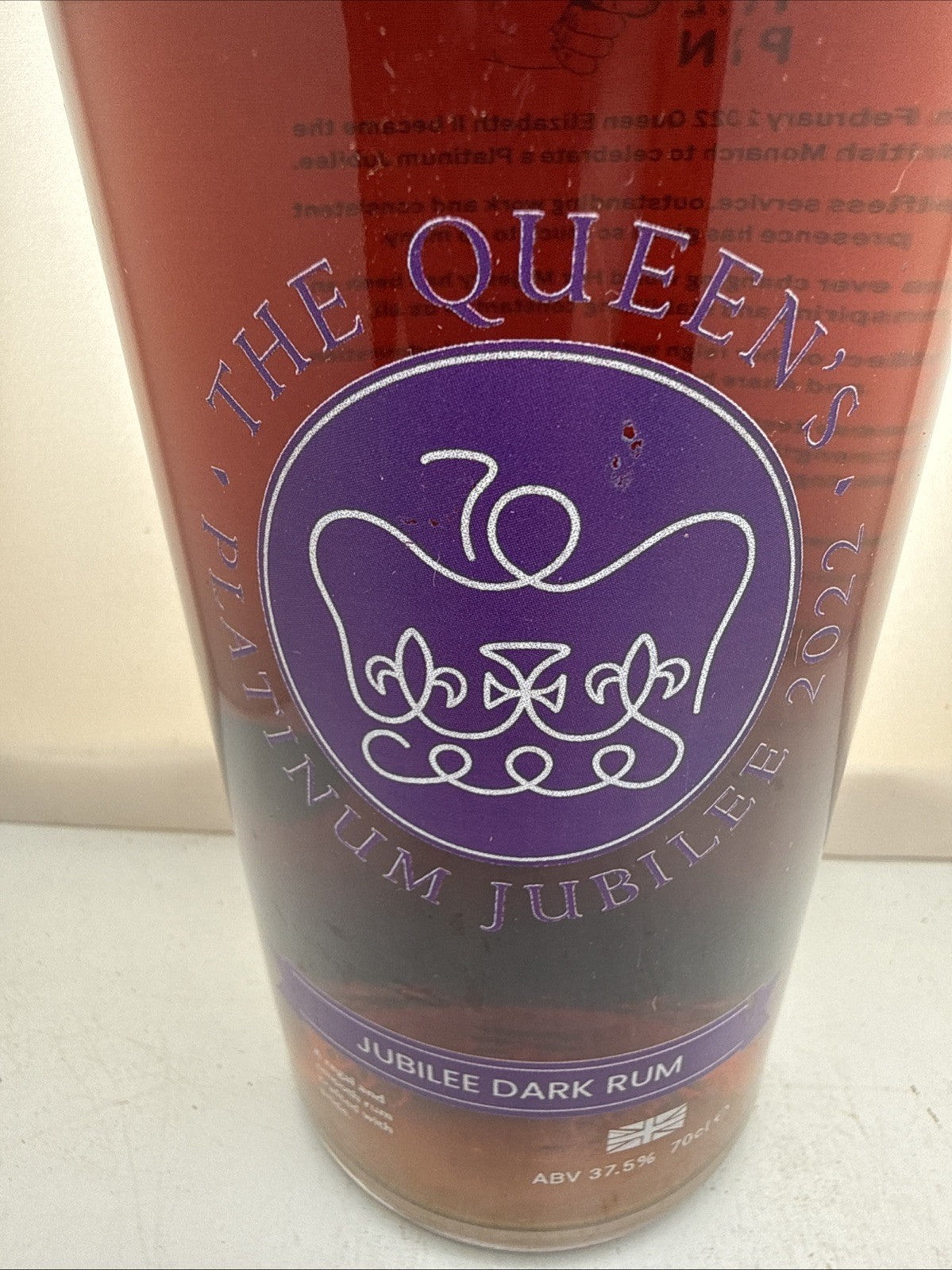 Pull The Pin Queens Silver Jubilee 2022 Special Spiced Rum Very Rare