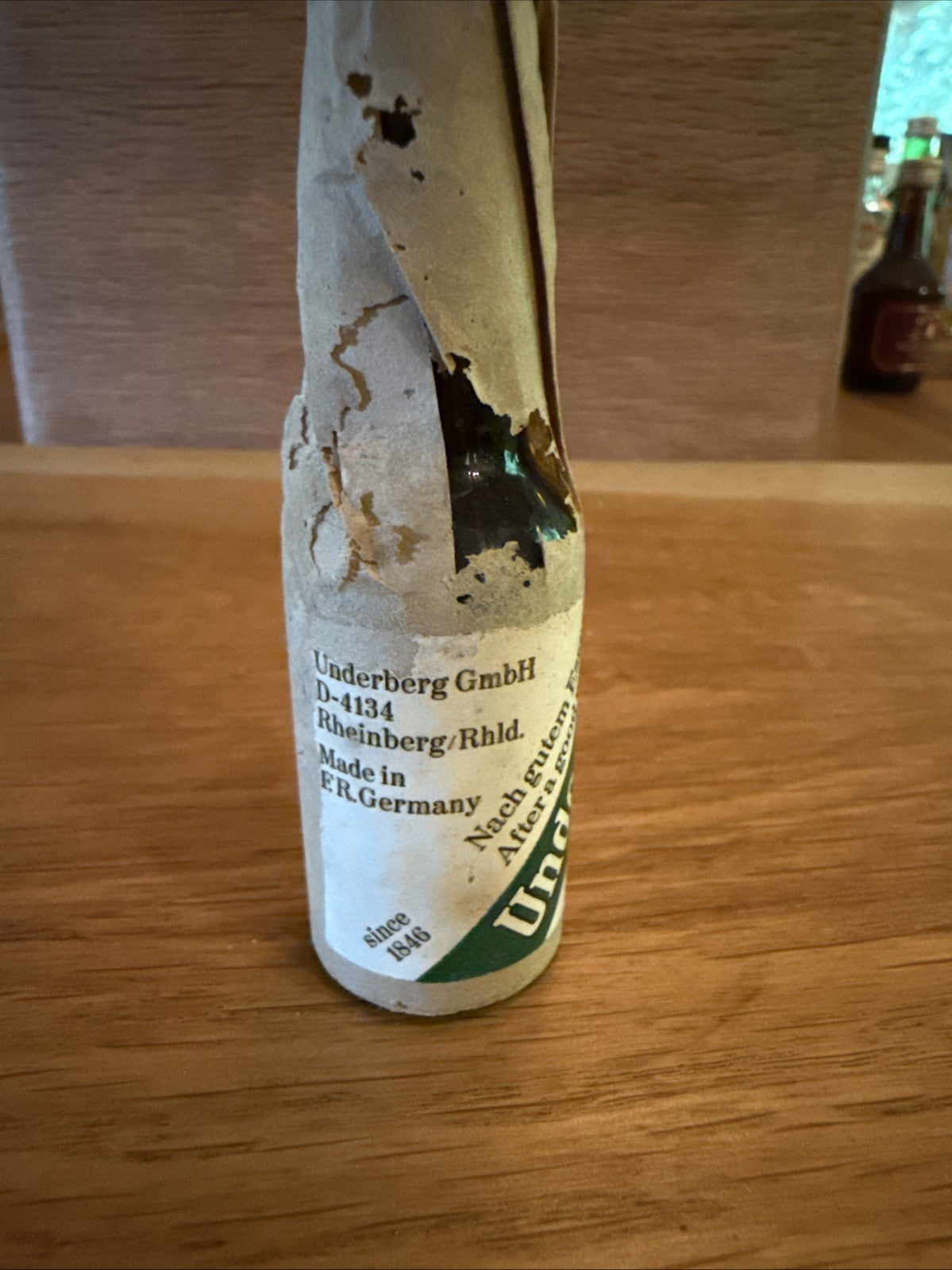 Underberg Miniature Full