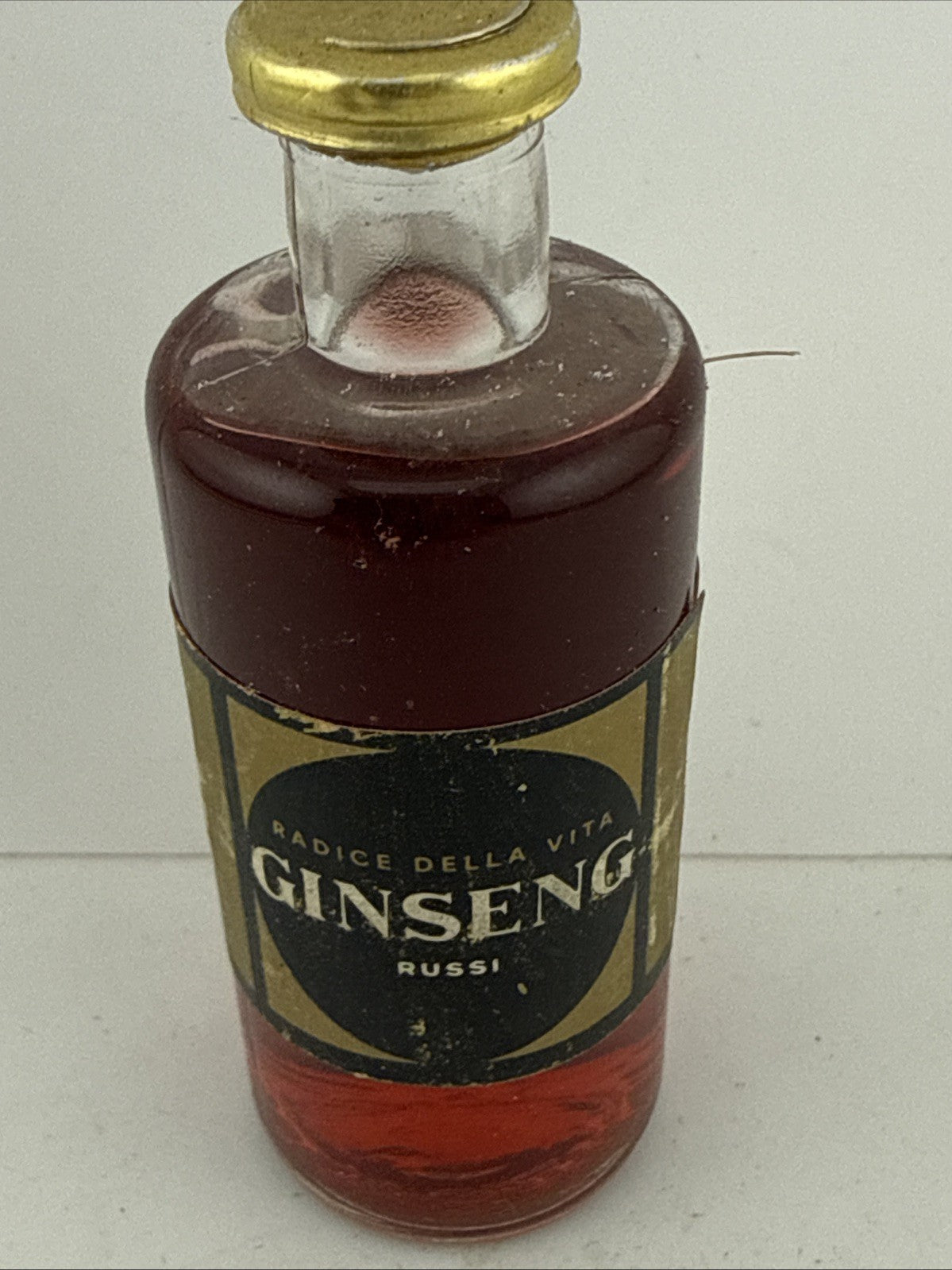 “Radice della Vita Ginseng Russi Miniature c1960s Italian Liqueur”