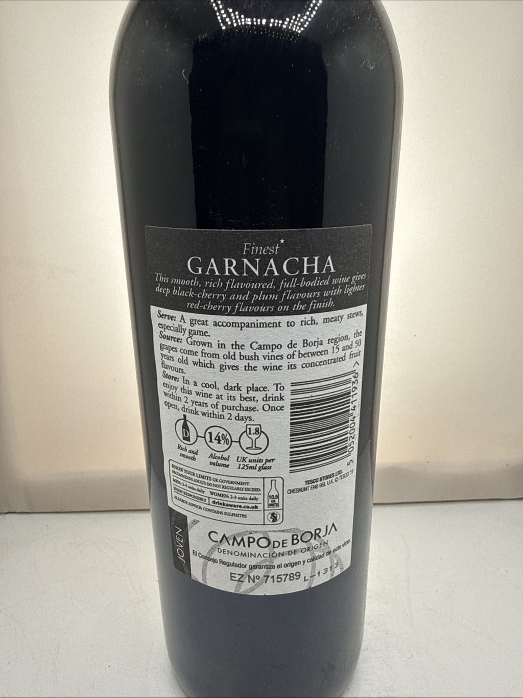 75cl · 14% ABV · DO Campo de Borja · 100% Garnacha — Old Vines —