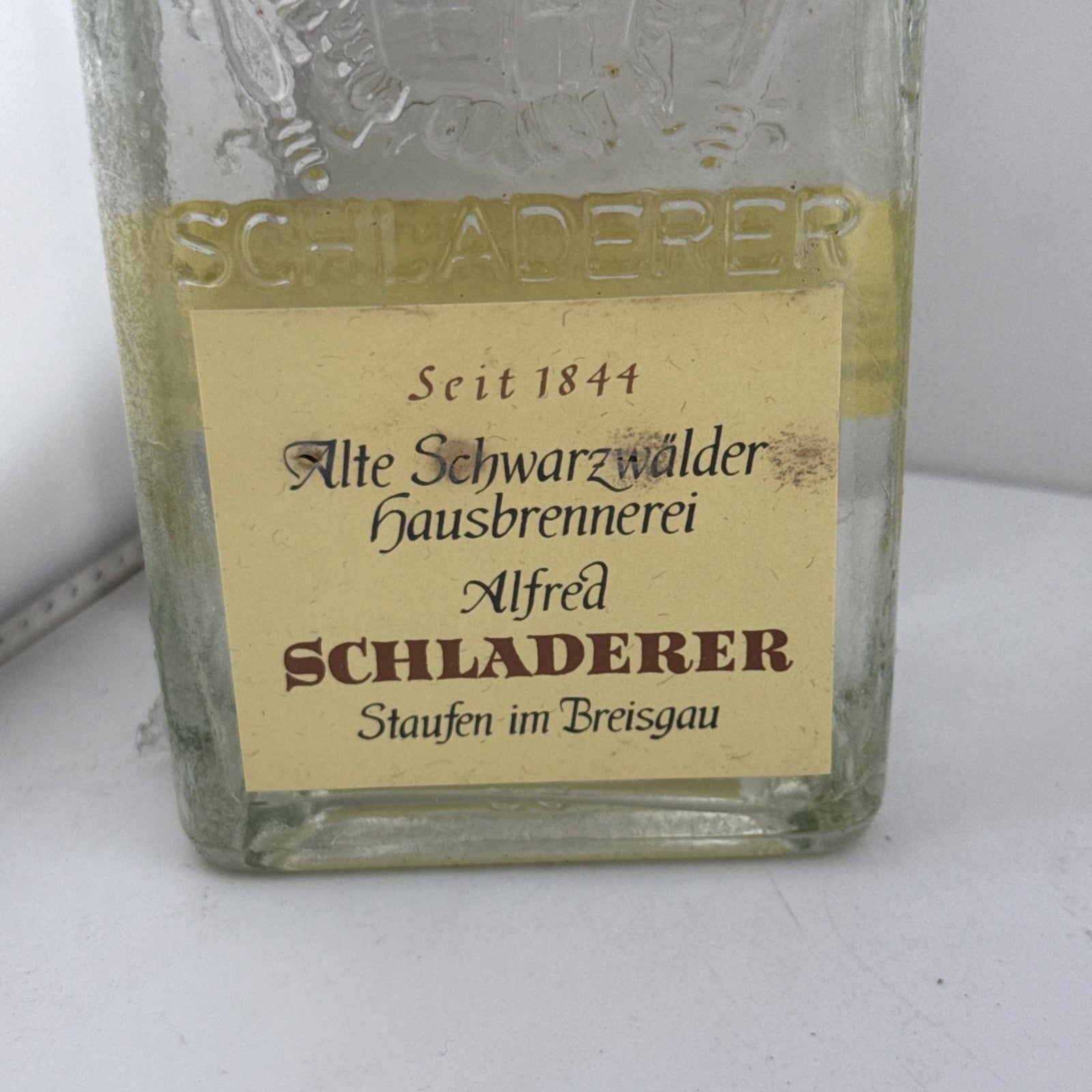 Vintage Schladerer Mirabell Plum Eau de Vie German Fruit Spirit