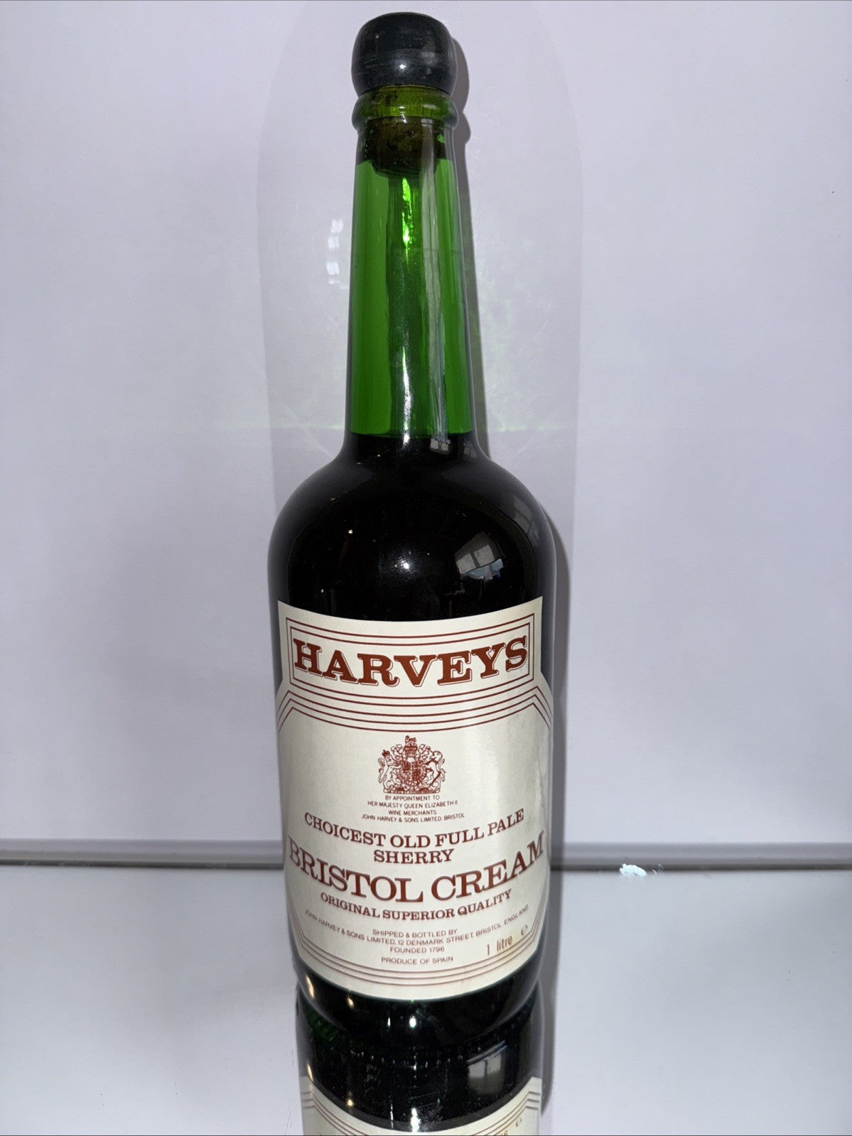 Harvey's Bristol Cream Sherry 1LBottled 1980s vintage matured cheapest available