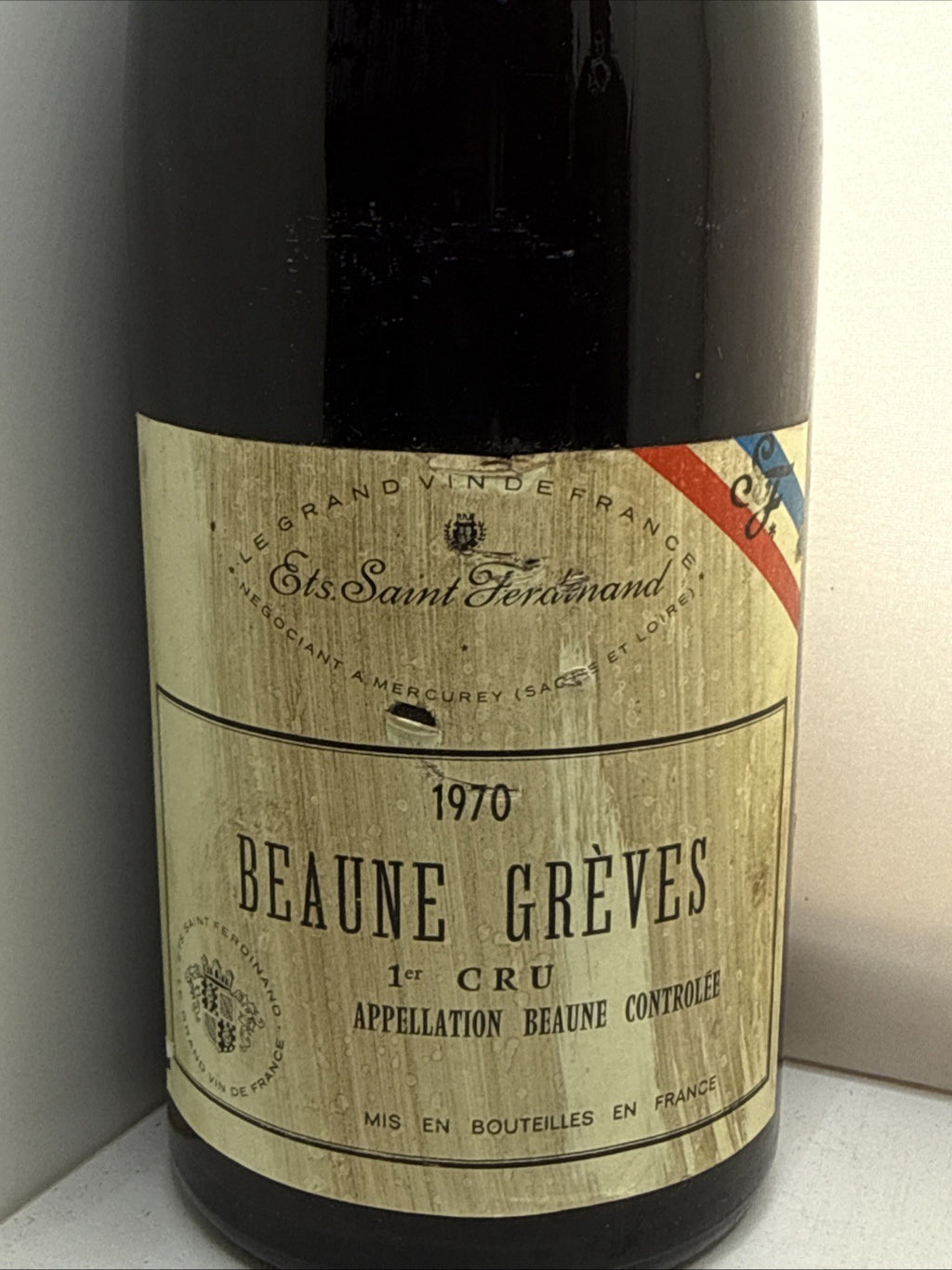 1970 Beaune Greves 1er Cru Burgundy Ets Saint-Ferdinand 75cl
