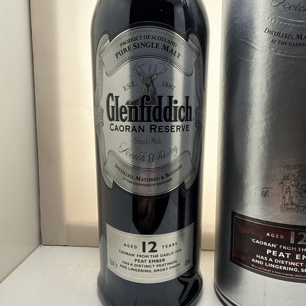 Glenfiddich Caoran Reserve 12 Year Old Peated Single Malt 70cl 40% Boxed 2000s
