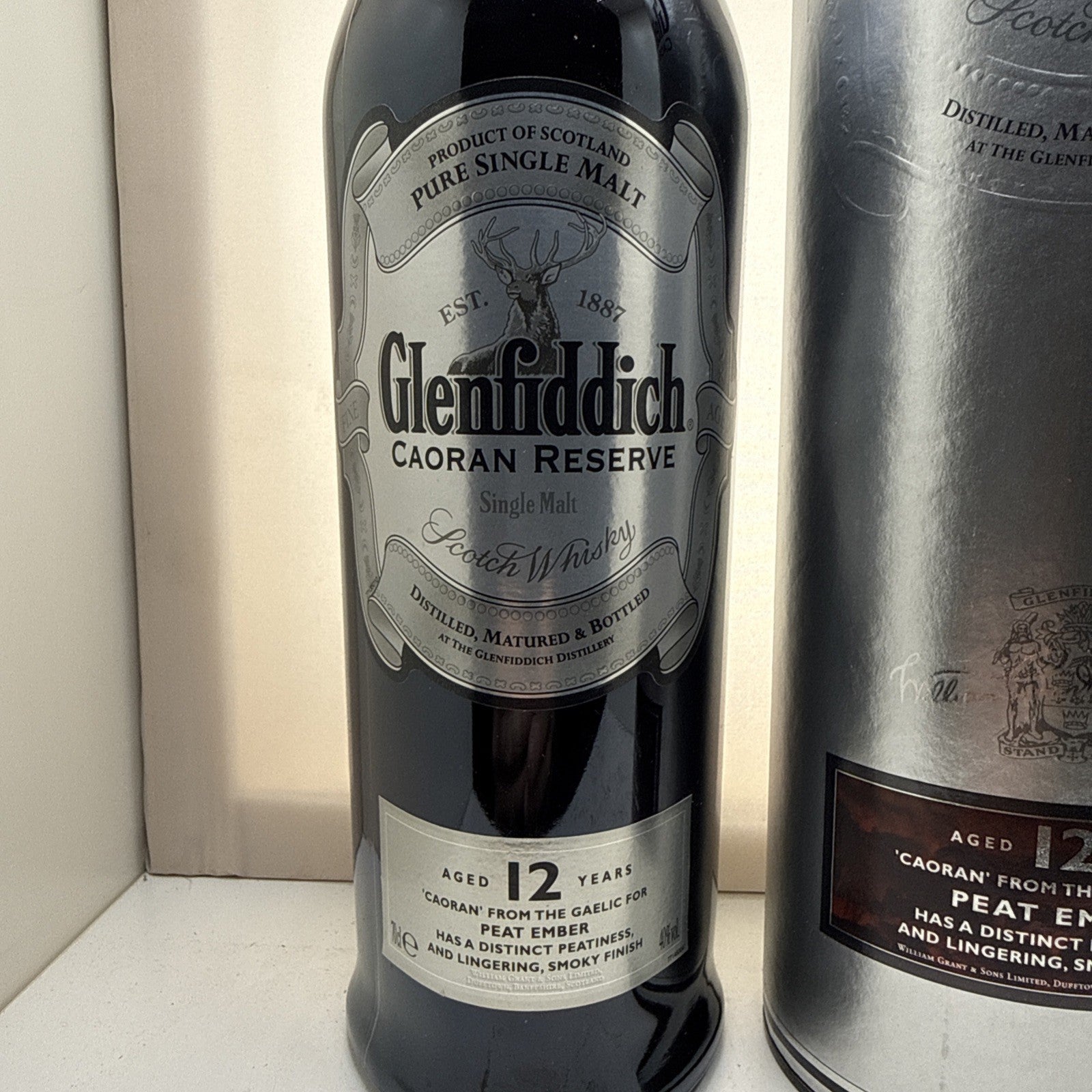 Glenfiddich Caoran Reserve 12 Year Old Peated Single Malt 70cl 40% Boxed 2000s