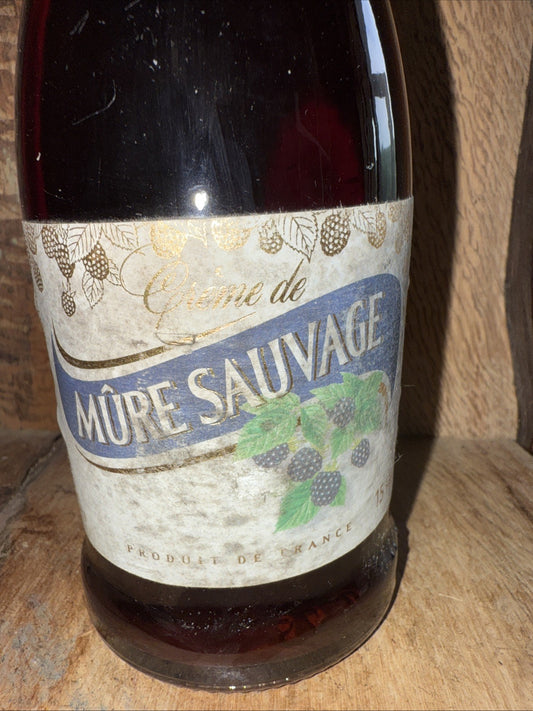 Crème De  Mure Sauvage Liqueur (Blackberry Liqueur) 50 cl 15% abv