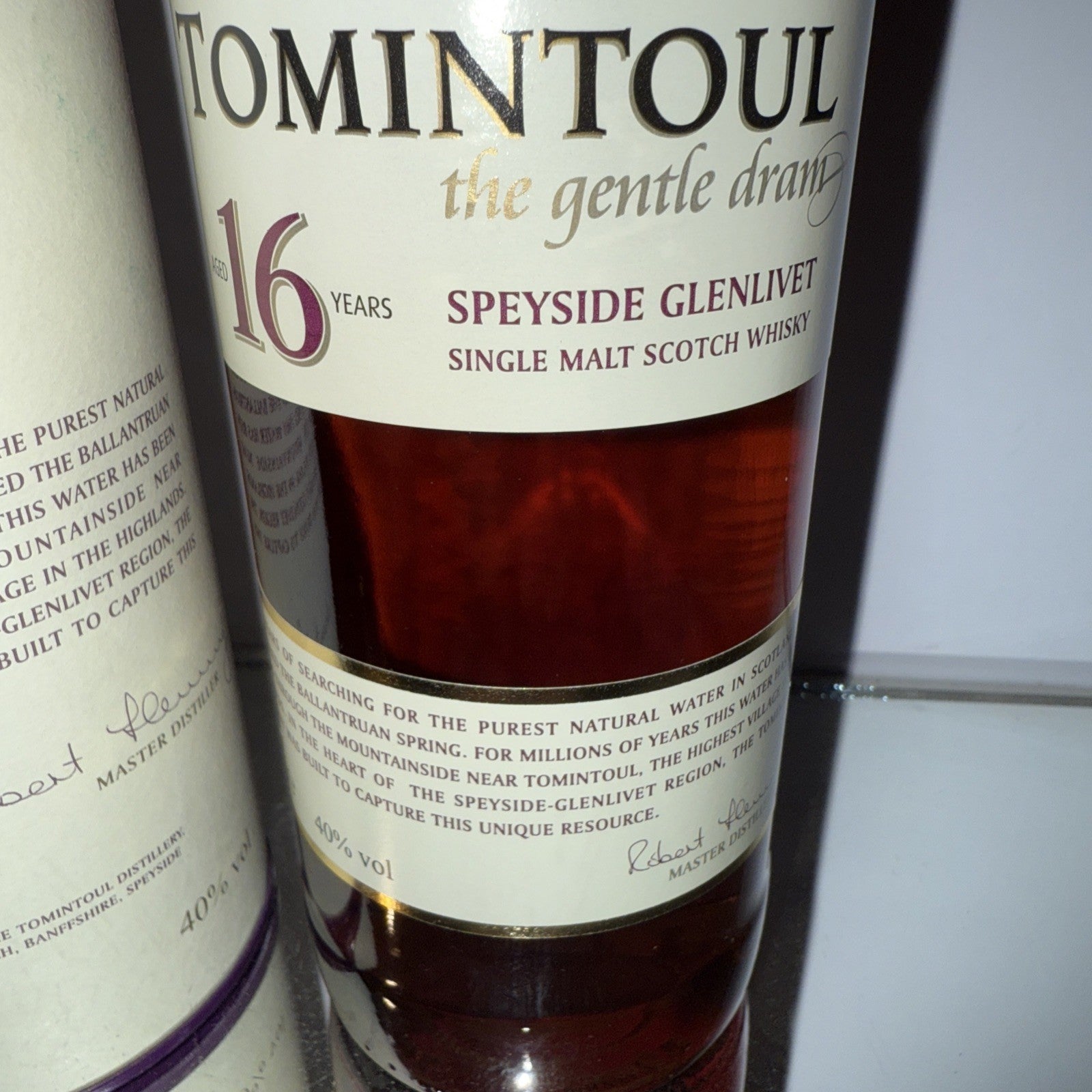 Tomintoul Speyside Glenlivet Single Malt Whisky 16y/o