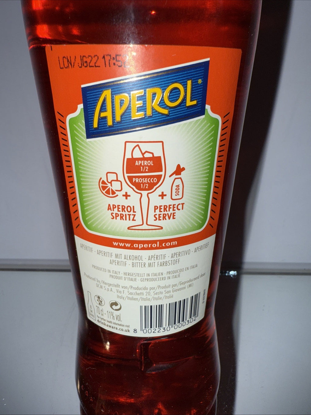 Aperol Italian Bitter 700mL Bottle