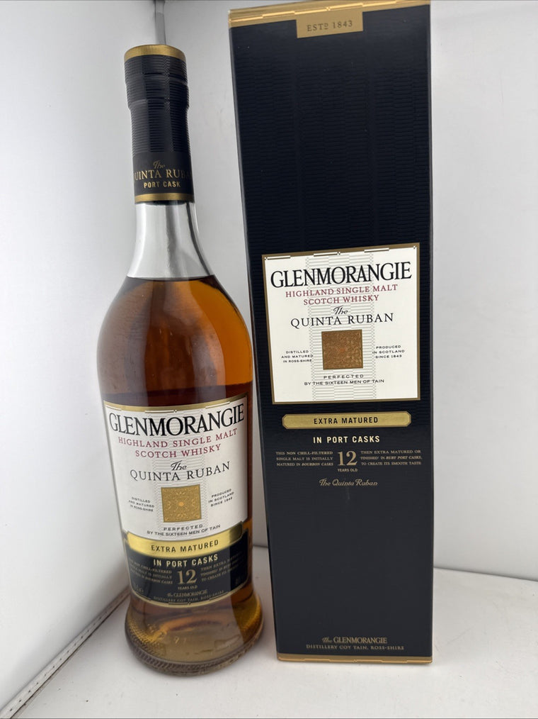 Glenmorangie Quinta Ruban 12 Year Old Whisky 70cl 46% Boxed (2010)