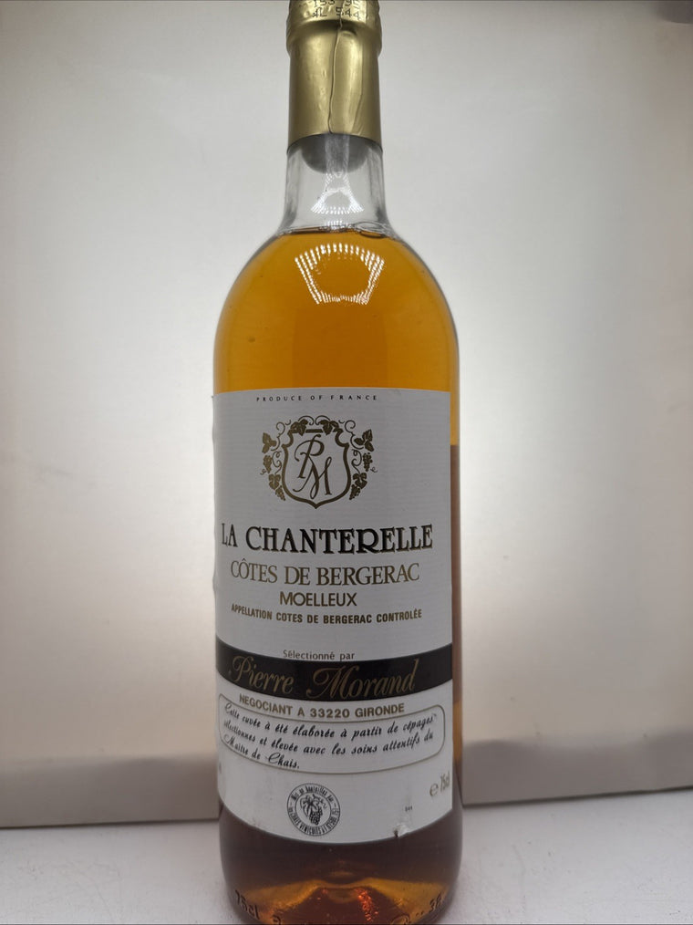La Chanterelle Cotes de Bergerac Moelleux Sweet White Wine France 75cl