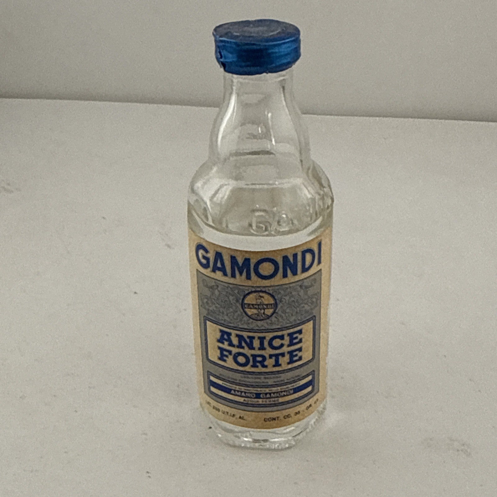 Vintage Gamondi Anice Forte Italian Liqueur Miniature 1960s/70s