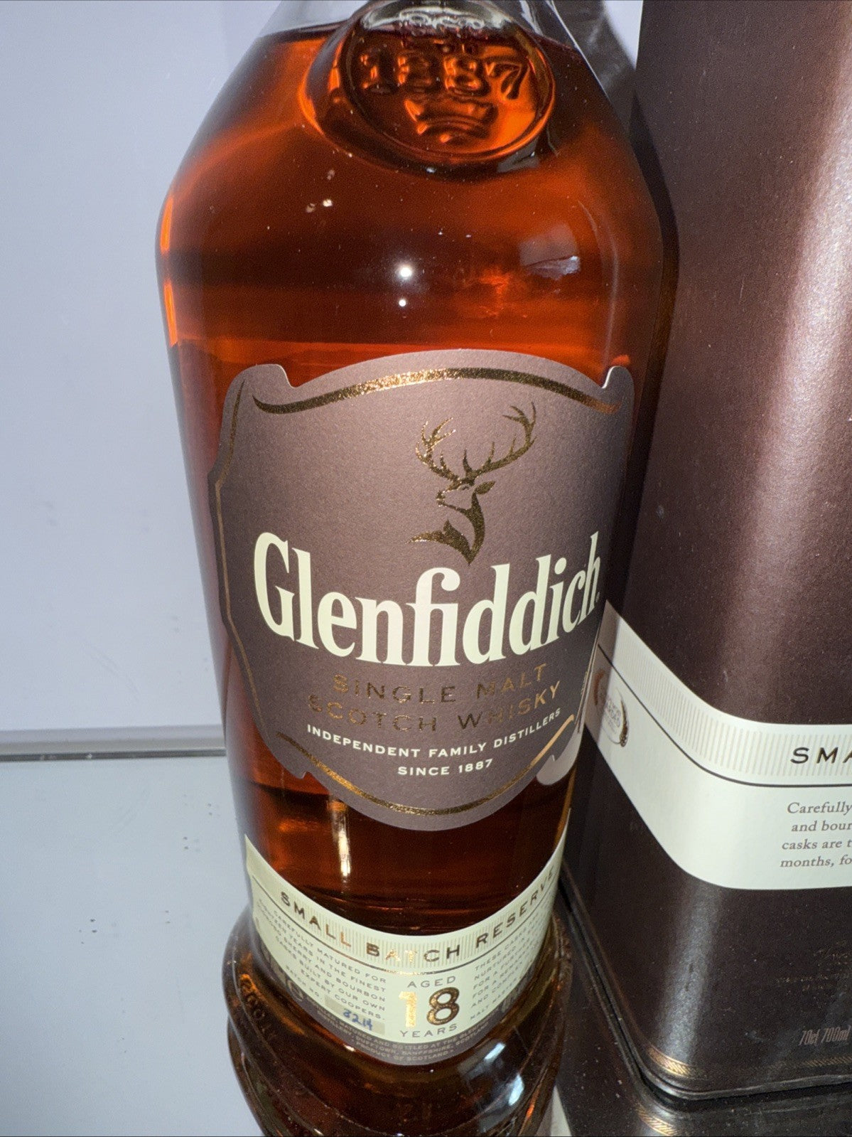 Glenfiddich 18 Y/O Small Batch Reserve Single Malt Scotch Whisky, 70cl, 40% Abv