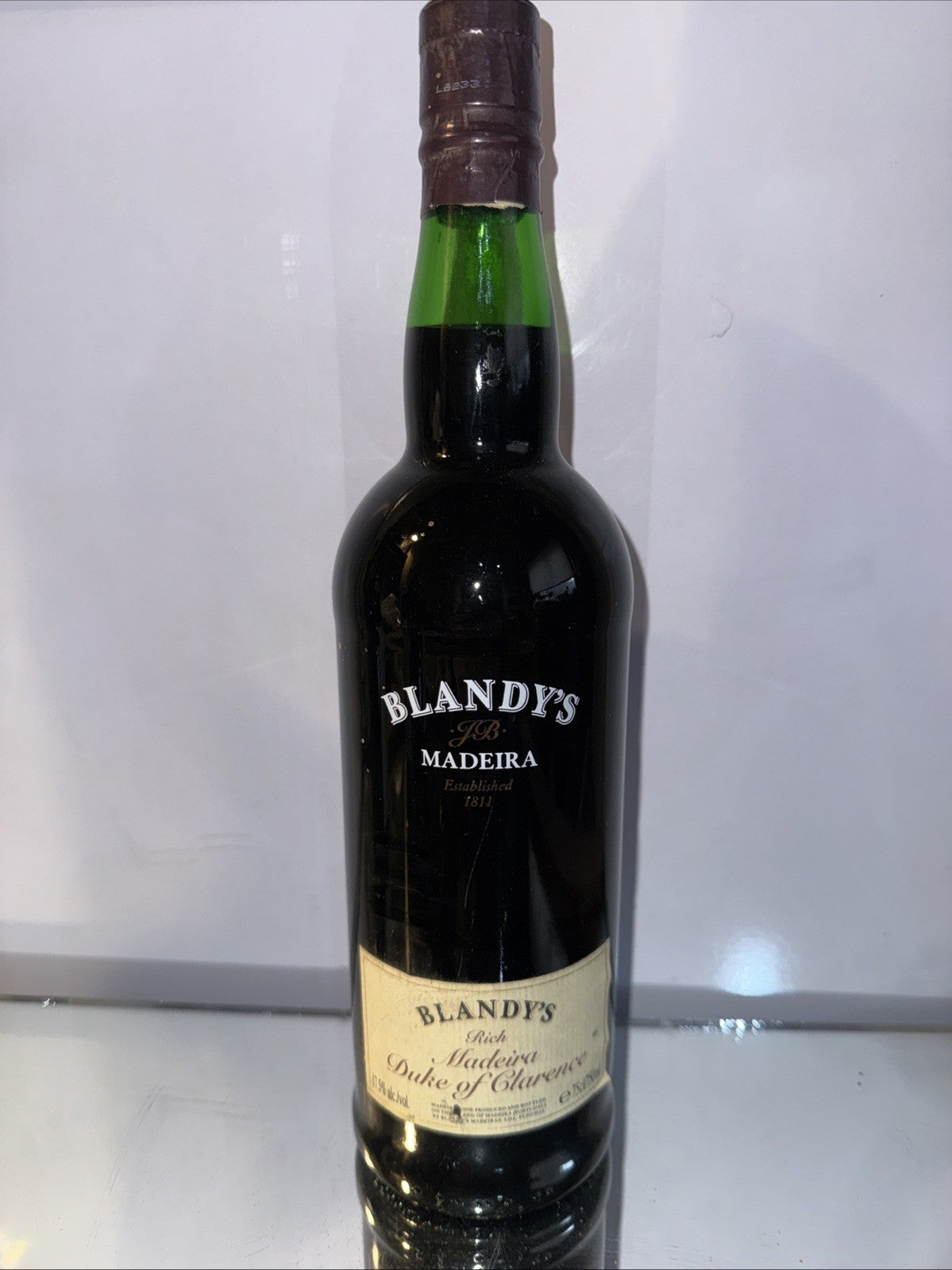 Blandy’s Duke Of Clarence Madeira (750 ml, 19% ABV) Approx 1990s