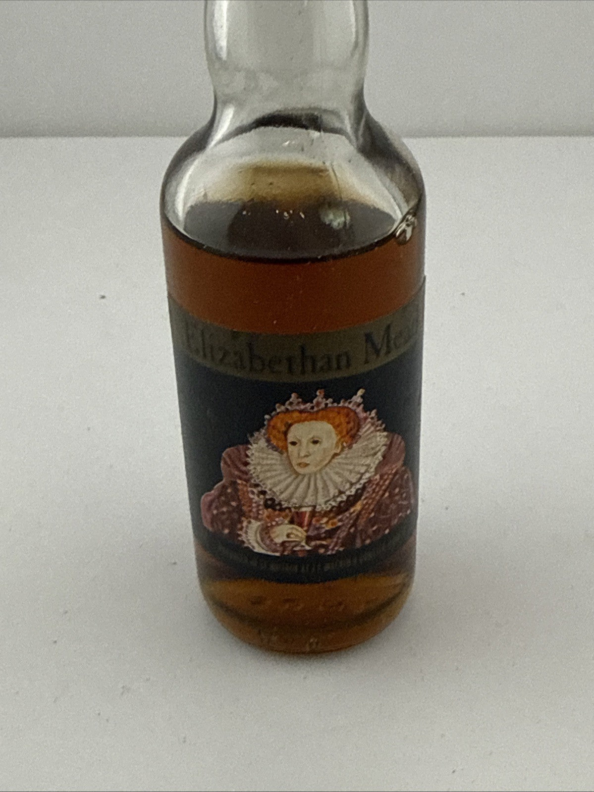 Vintage Elizabethan Mead Miniature Bottle 1970s UK Collectable