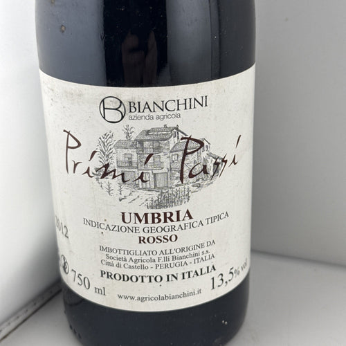 2012 Bianchini “Primi Passi” Umbria Rosso IGT 75cl 13.5%