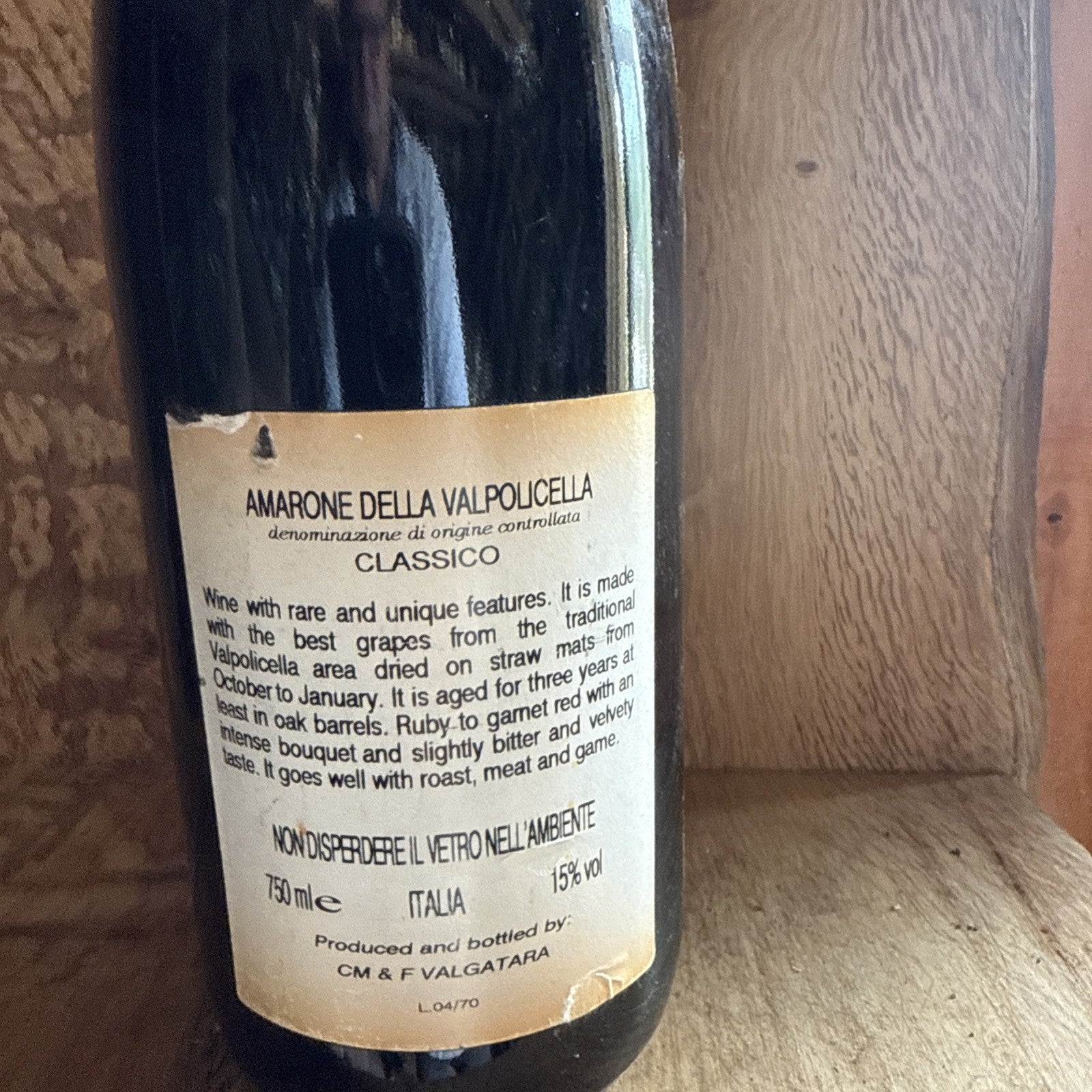 monte Christi Amarone della Valpolicella 2000