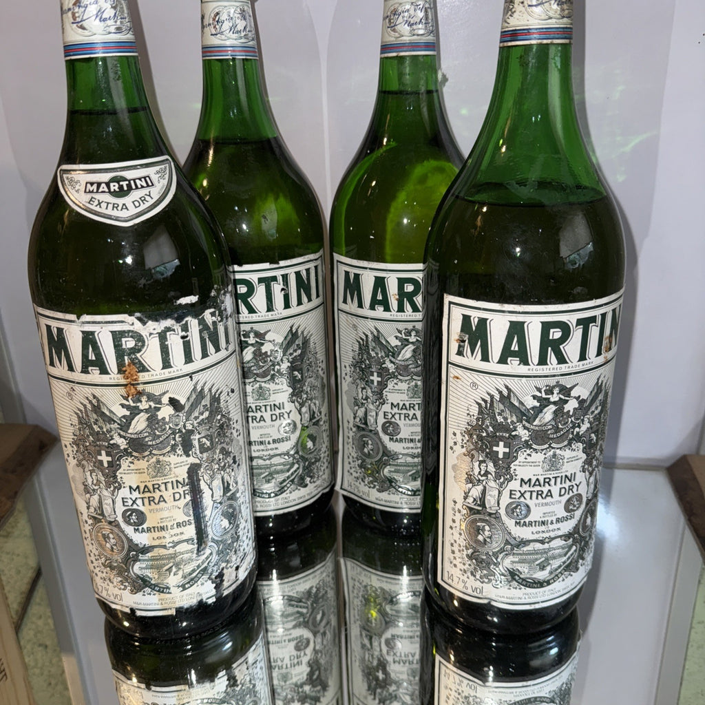 MARTINI Extra Dry 1.5L VERMOUTH 1980/1990s Tatty Labels Sealed Vintage Bargain