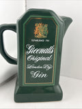 Greenhalls Original London Dry Gin Water Jug From 1970s