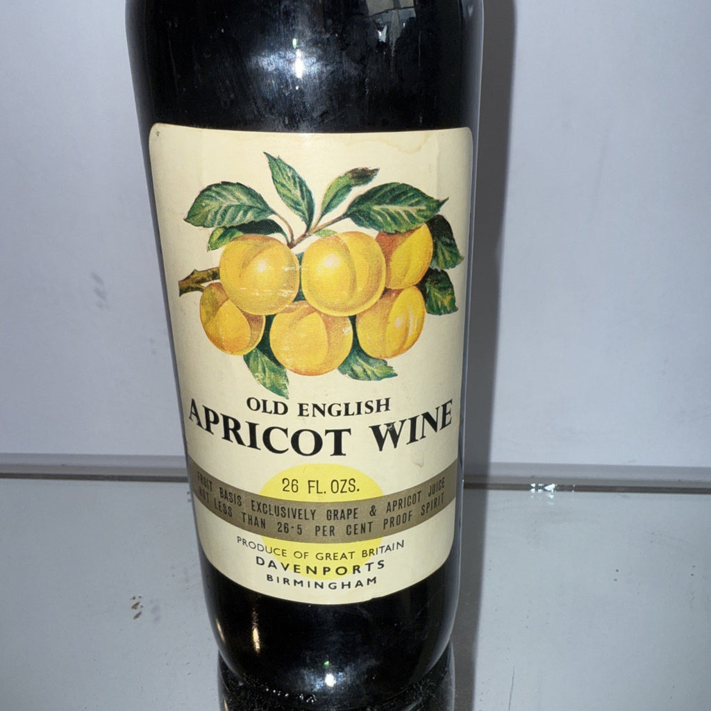 Old English Apricot Wine From 1970s 26 Floz